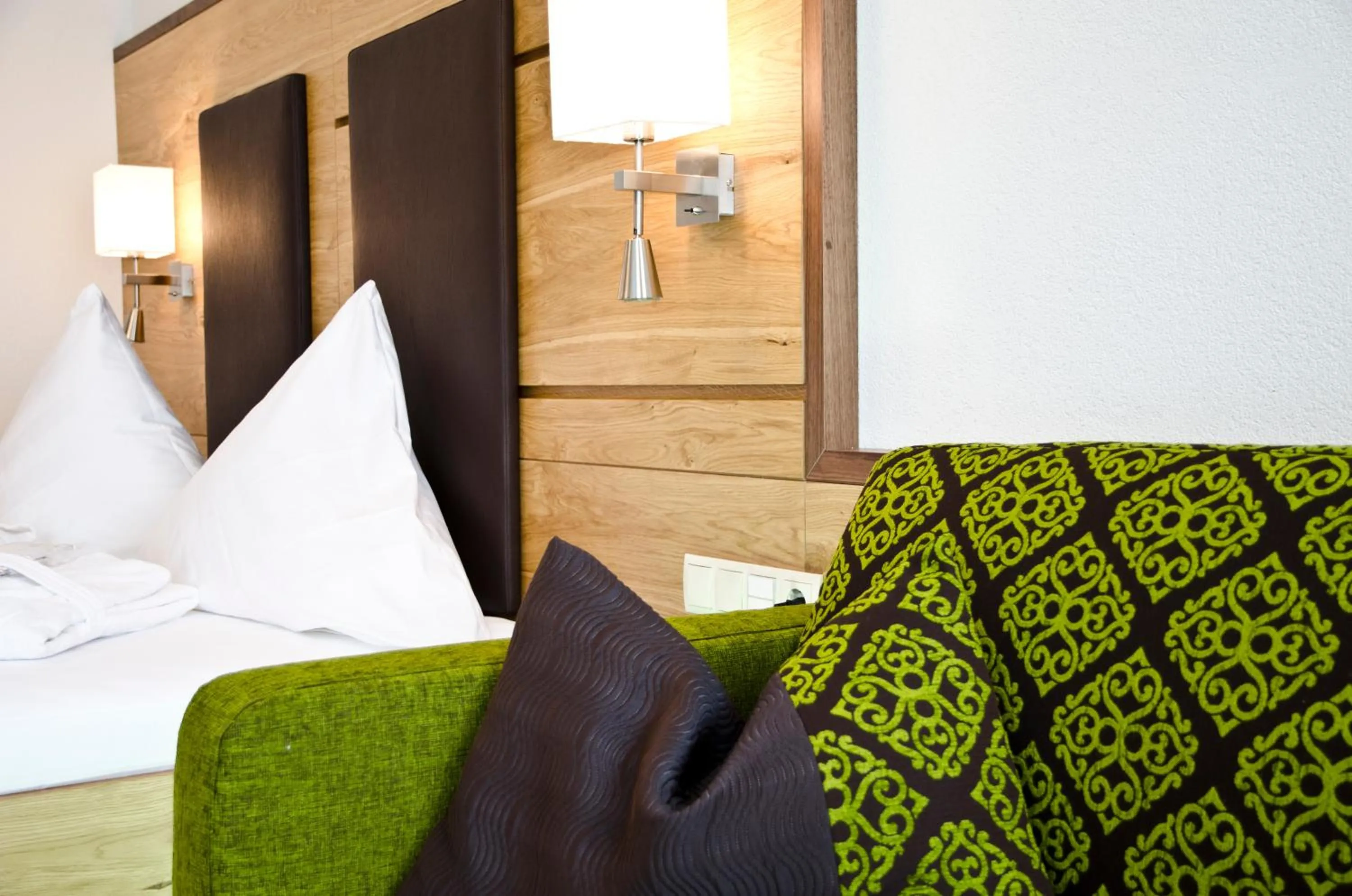 Bedroom, Bed in Hotel Garni Arosa