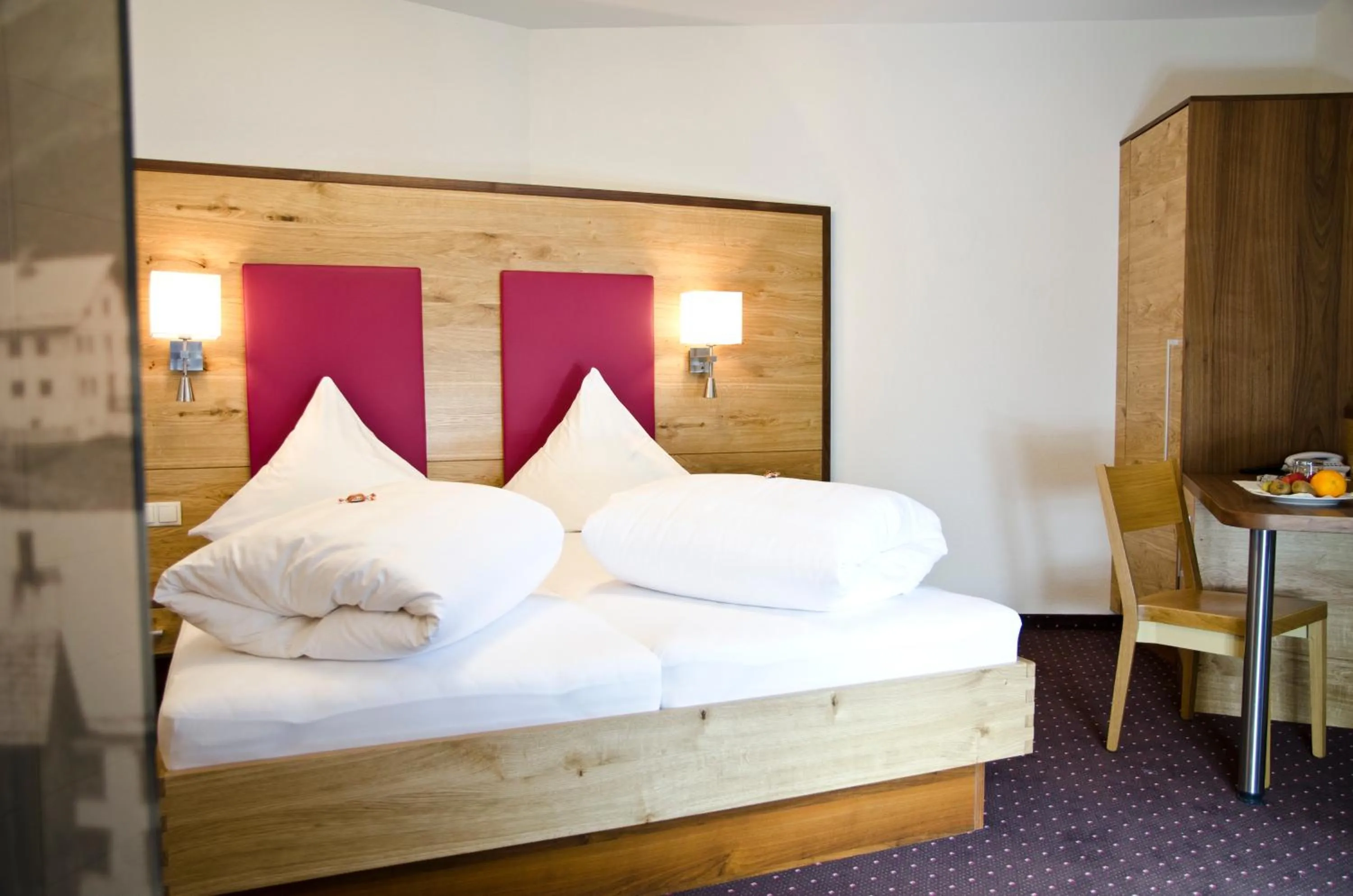 Bedroom, Bed in Hotel Garni Arosa