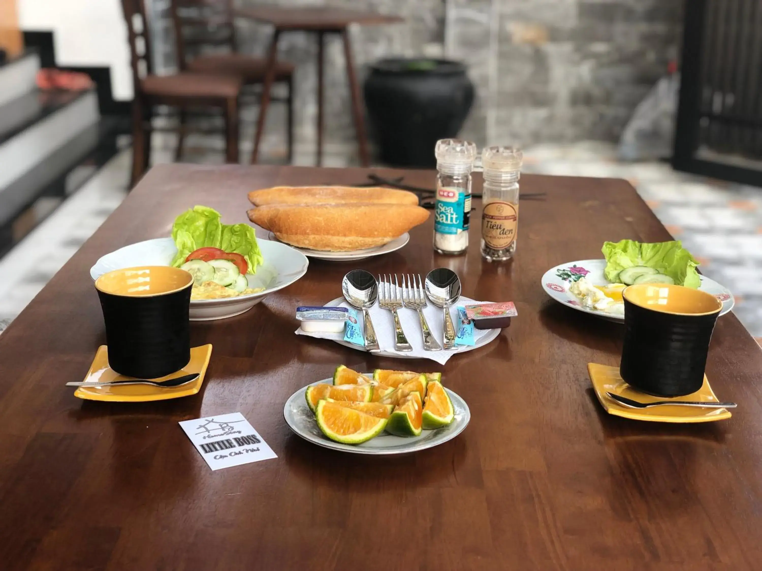 Buffet breakfast in Little Boss Homestay Buffet breakfast in Little Boss Homestay