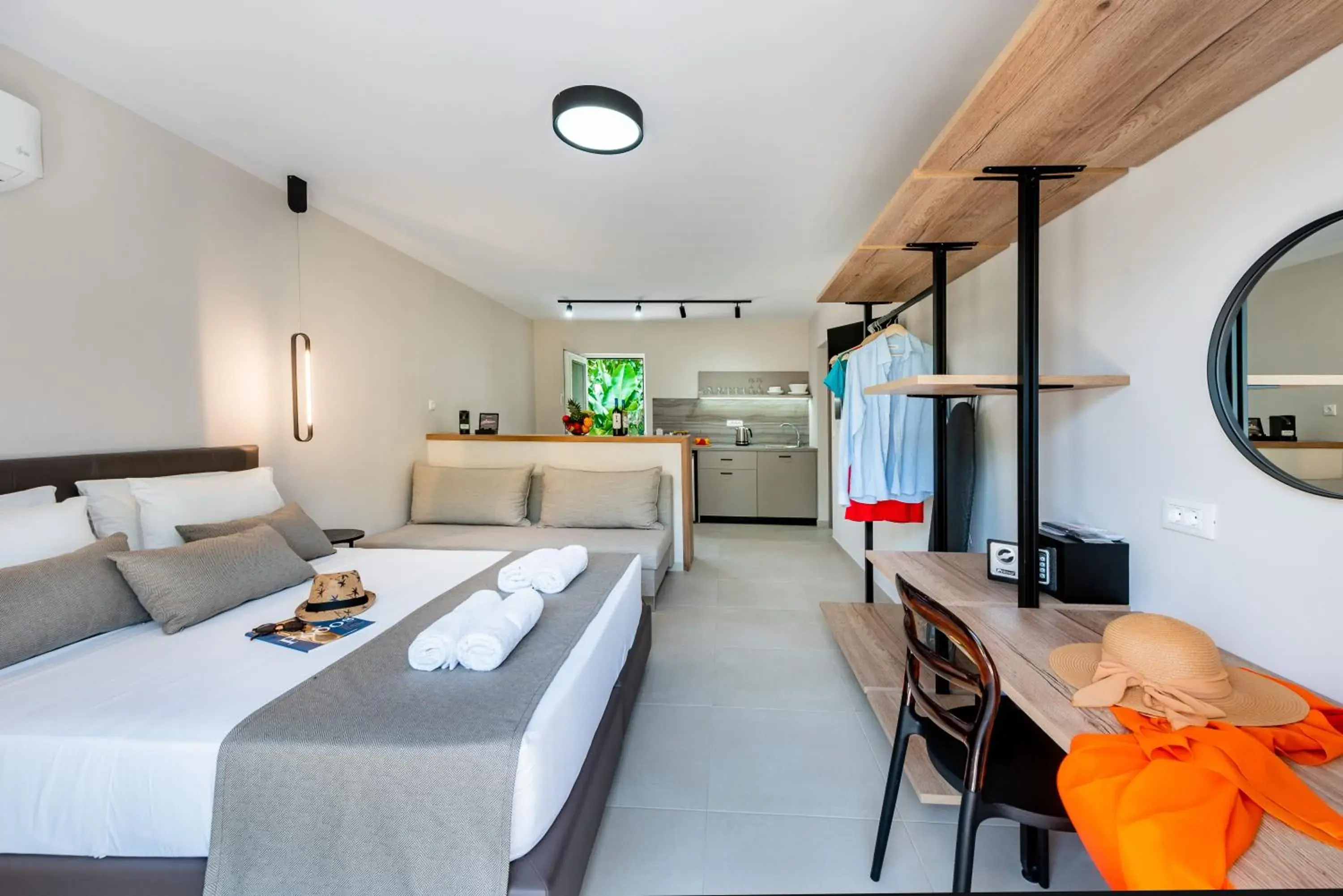 Bed in Sokrates Studios Bed in Sokrates Studios