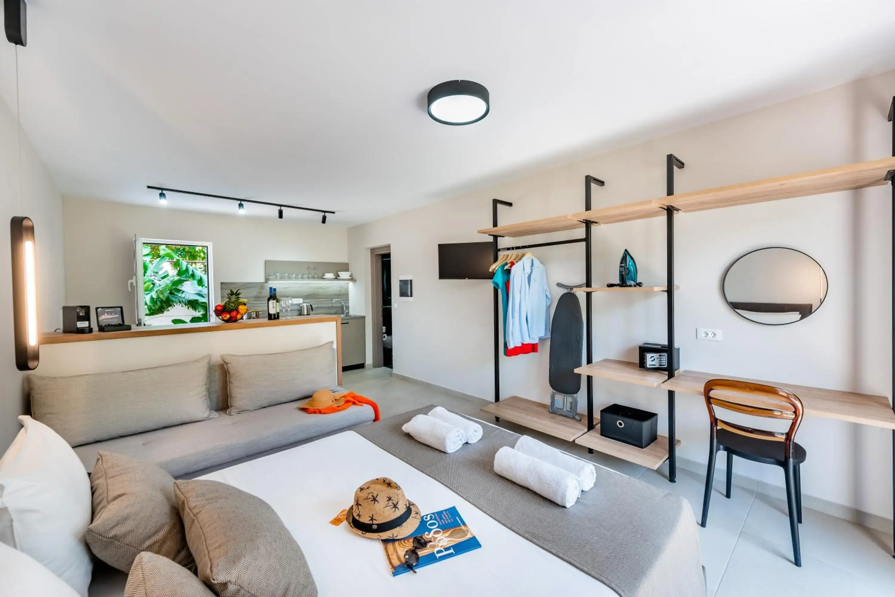 Bed in Sokrates Studios Bed in Sokrates Studios