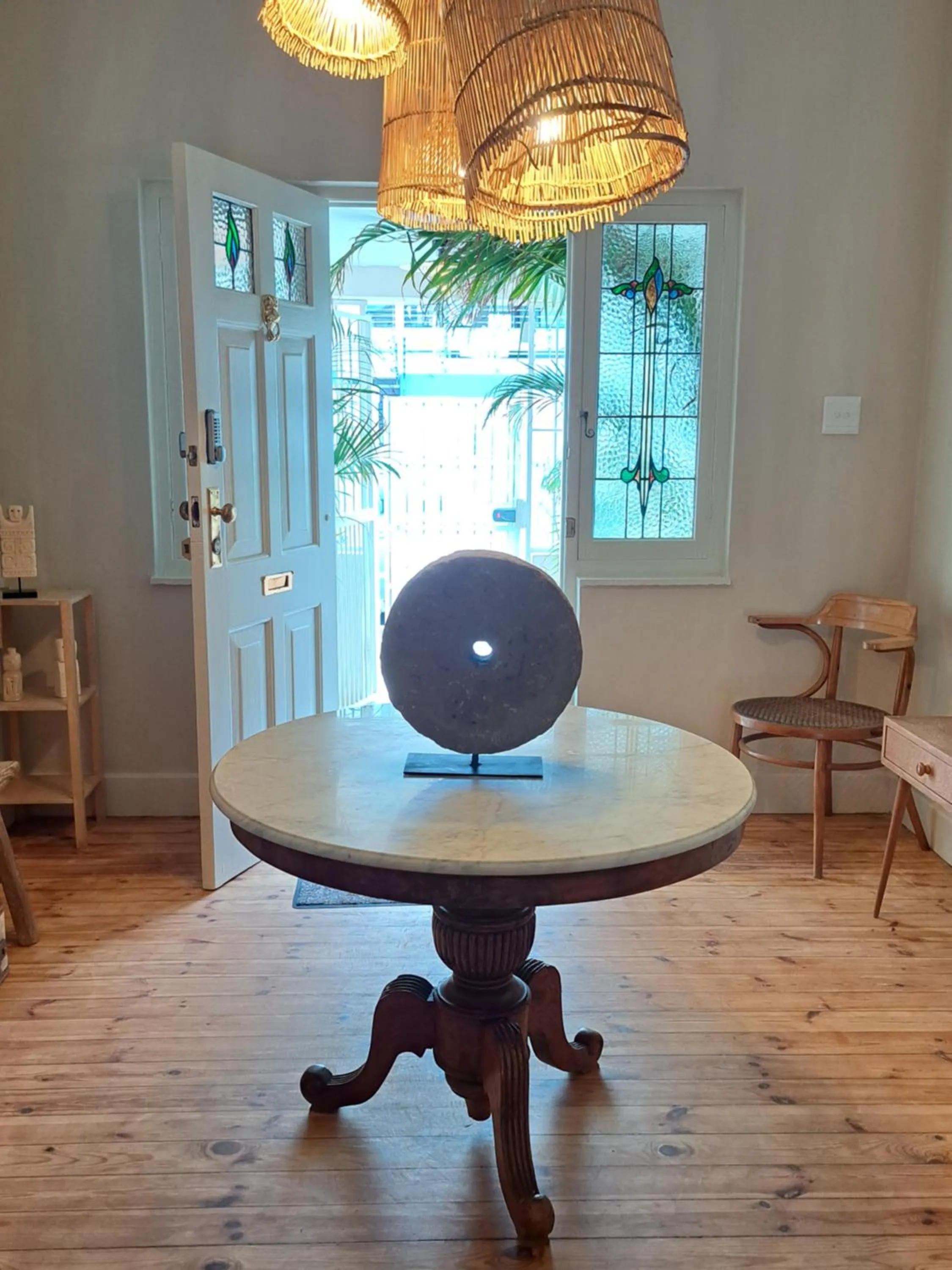 Seating area in THE BIG - Luxury Backpackers