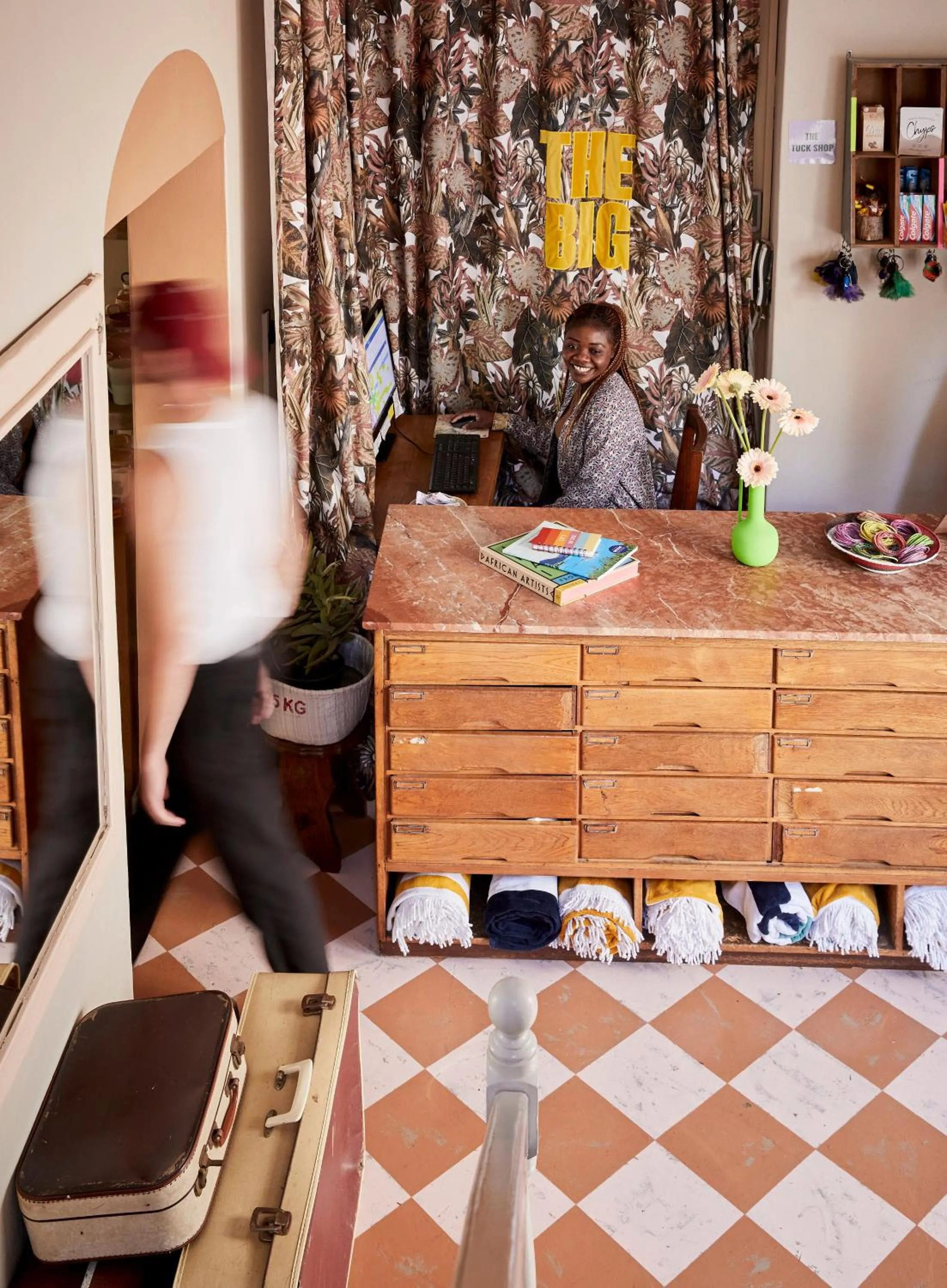 Lobby or reception in THE BIG - Luxury Backpackers