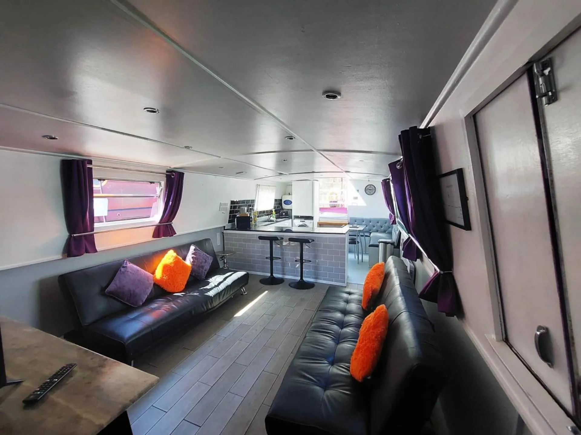 Living room in The Joker Boat