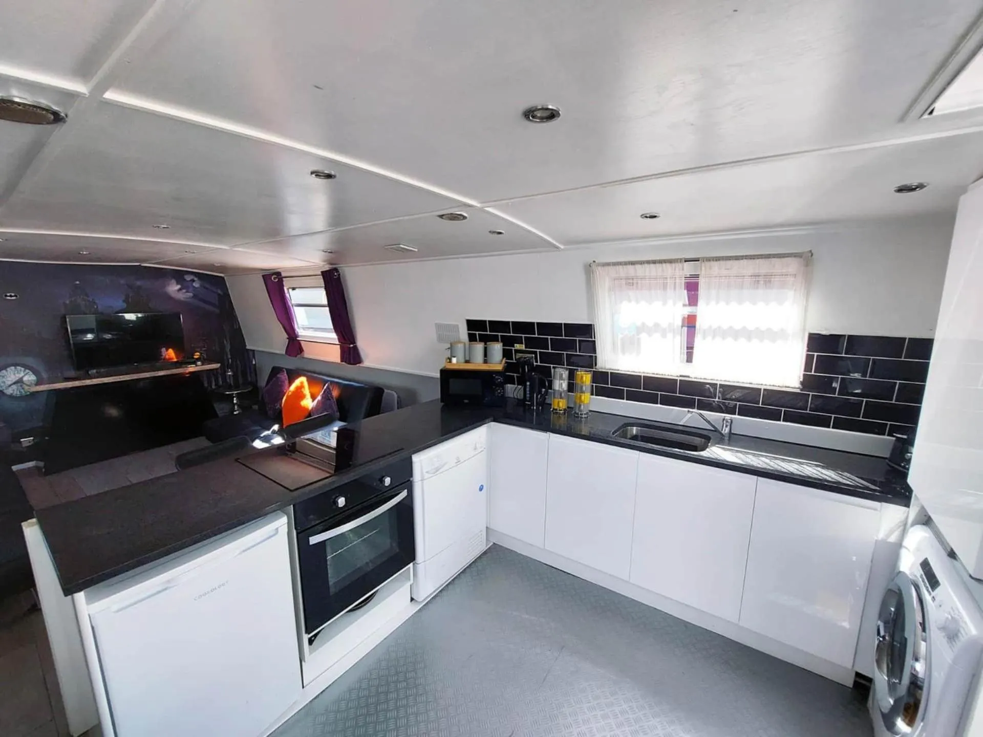 kitchen in The Joker Boat