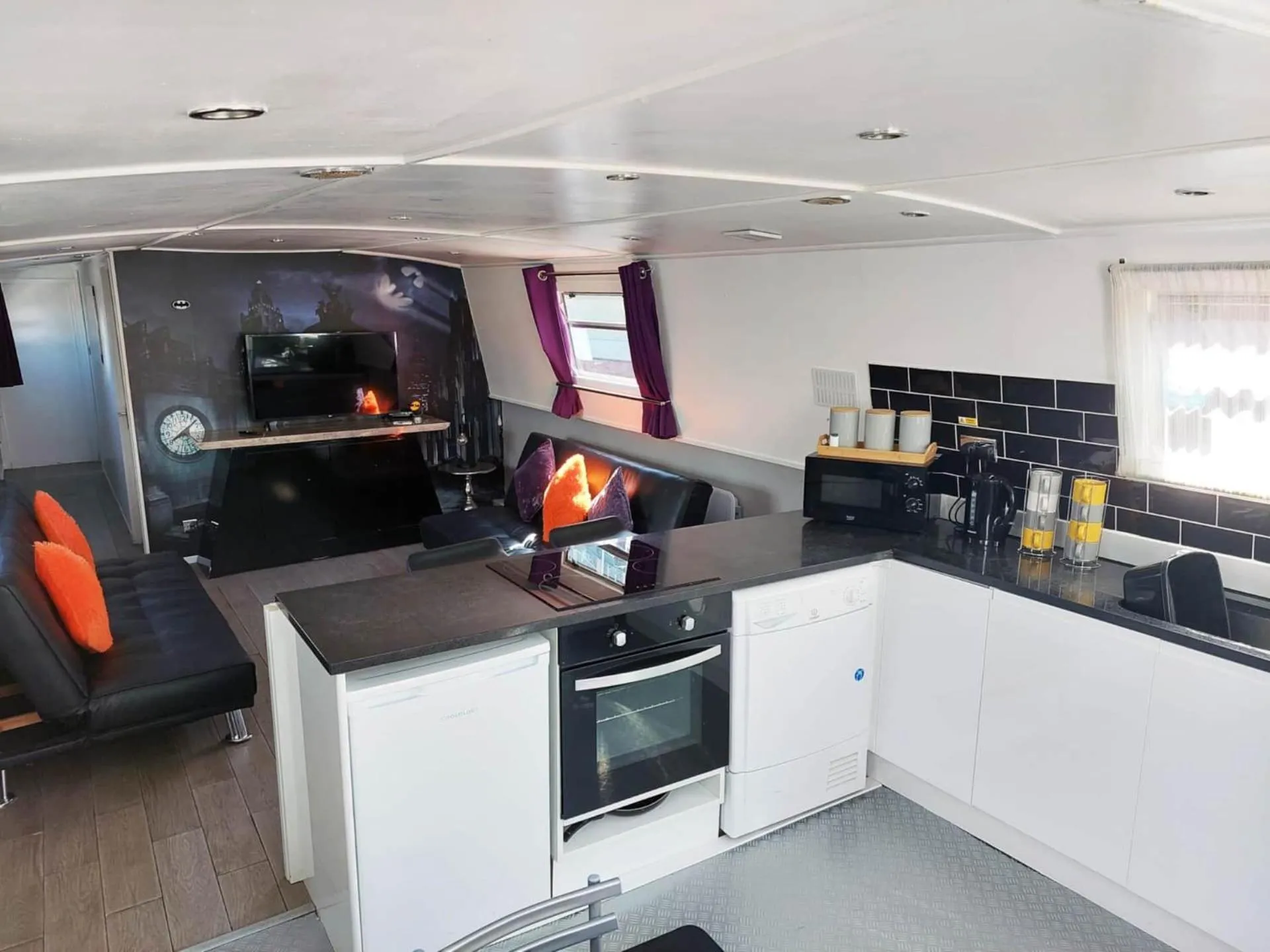 kitchen in The Joker Boat