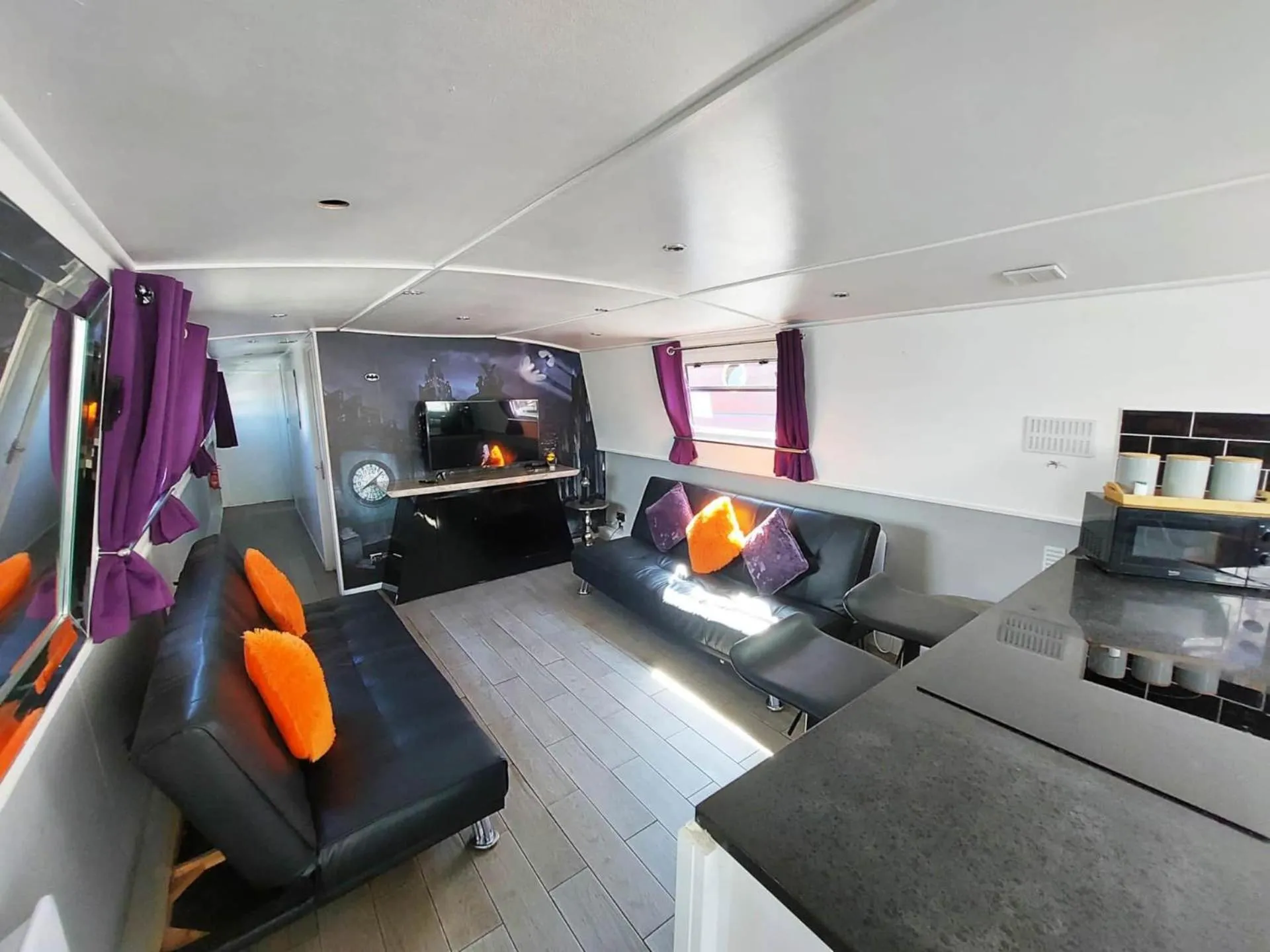 Living room in The Joker Boat