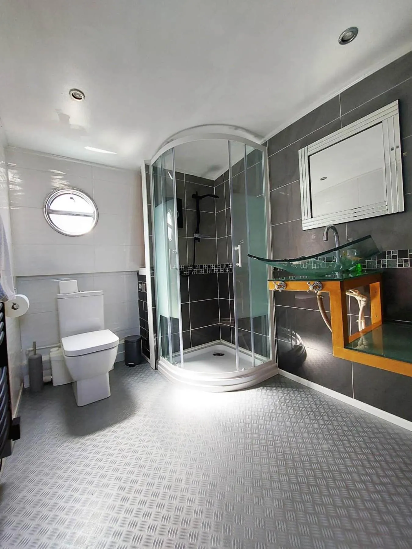 Shower in The Joker Boat