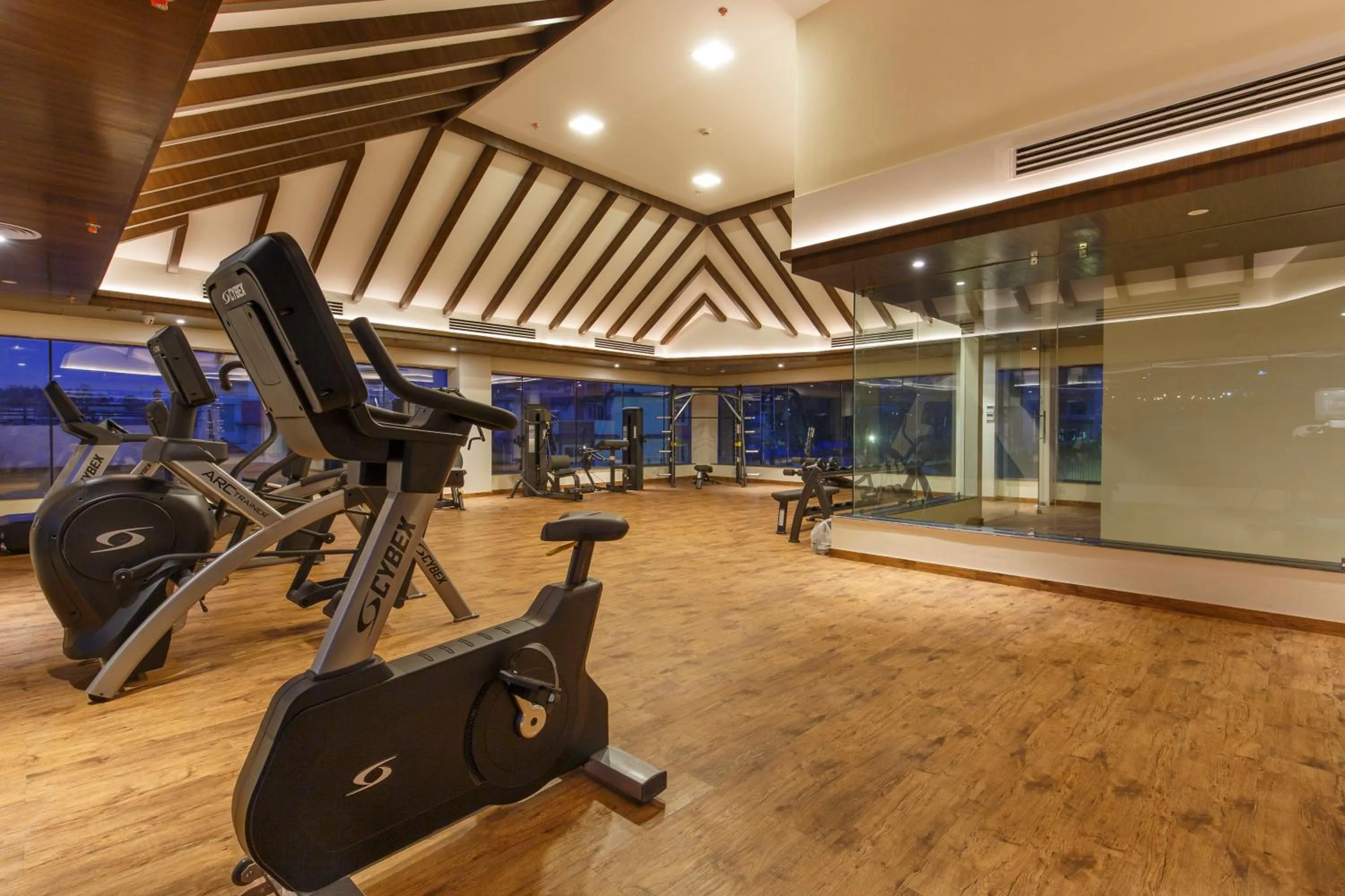 Fitness centre/facilities in Ramada by Wyndham Kathmandu Dhumbarahi