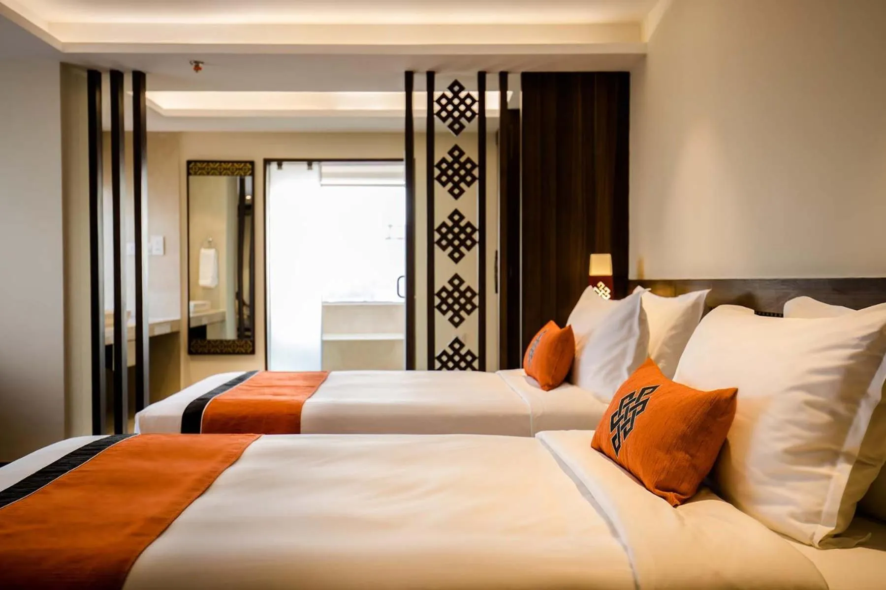 Shower, Bed in Ramada by Wyndham Kathmandu Dhumbarahi