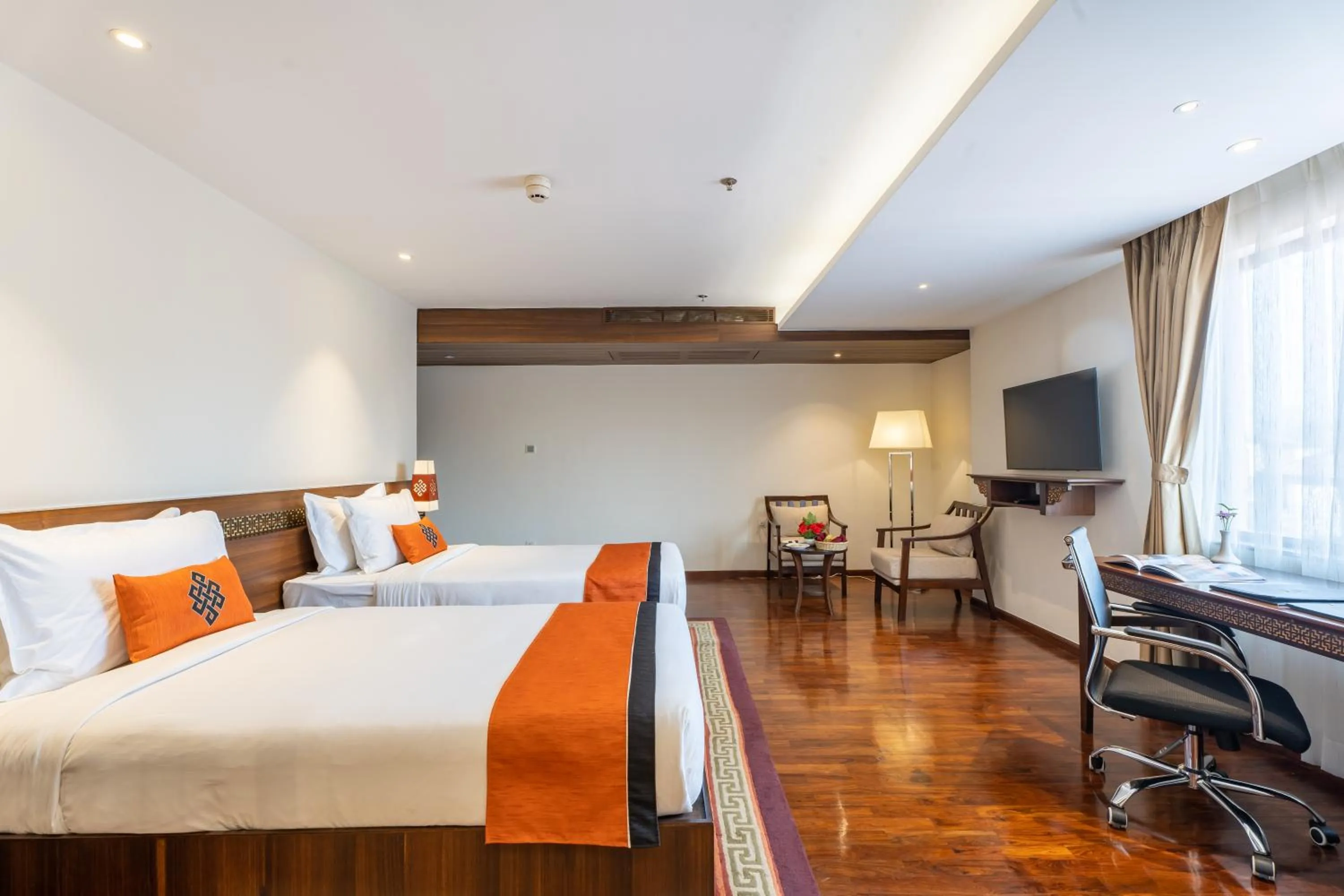 Photo of the whole room, Bed in Ramada by Wyndham Kathmandu Dhumbarahi