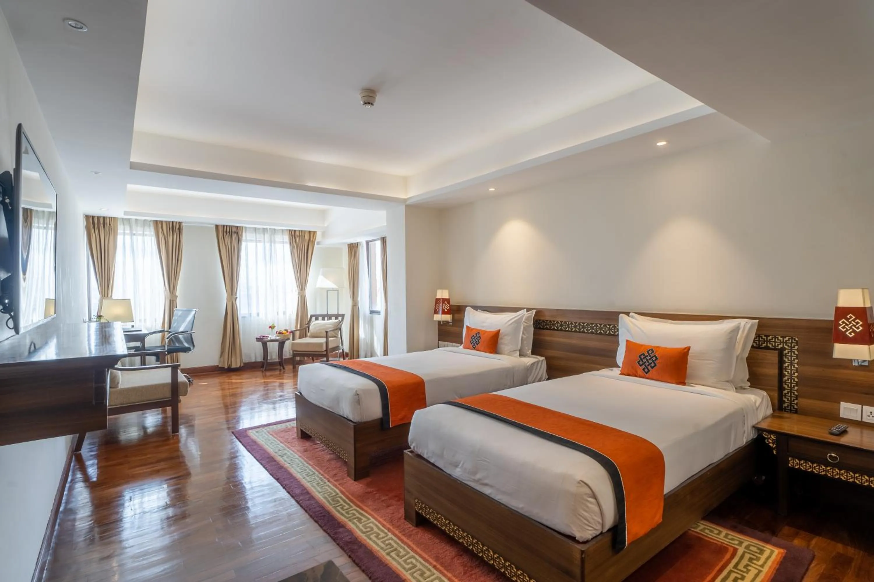 Photo of the whole room, Bed in Ramada by Wyndham Kathmandu Dhumbarahi