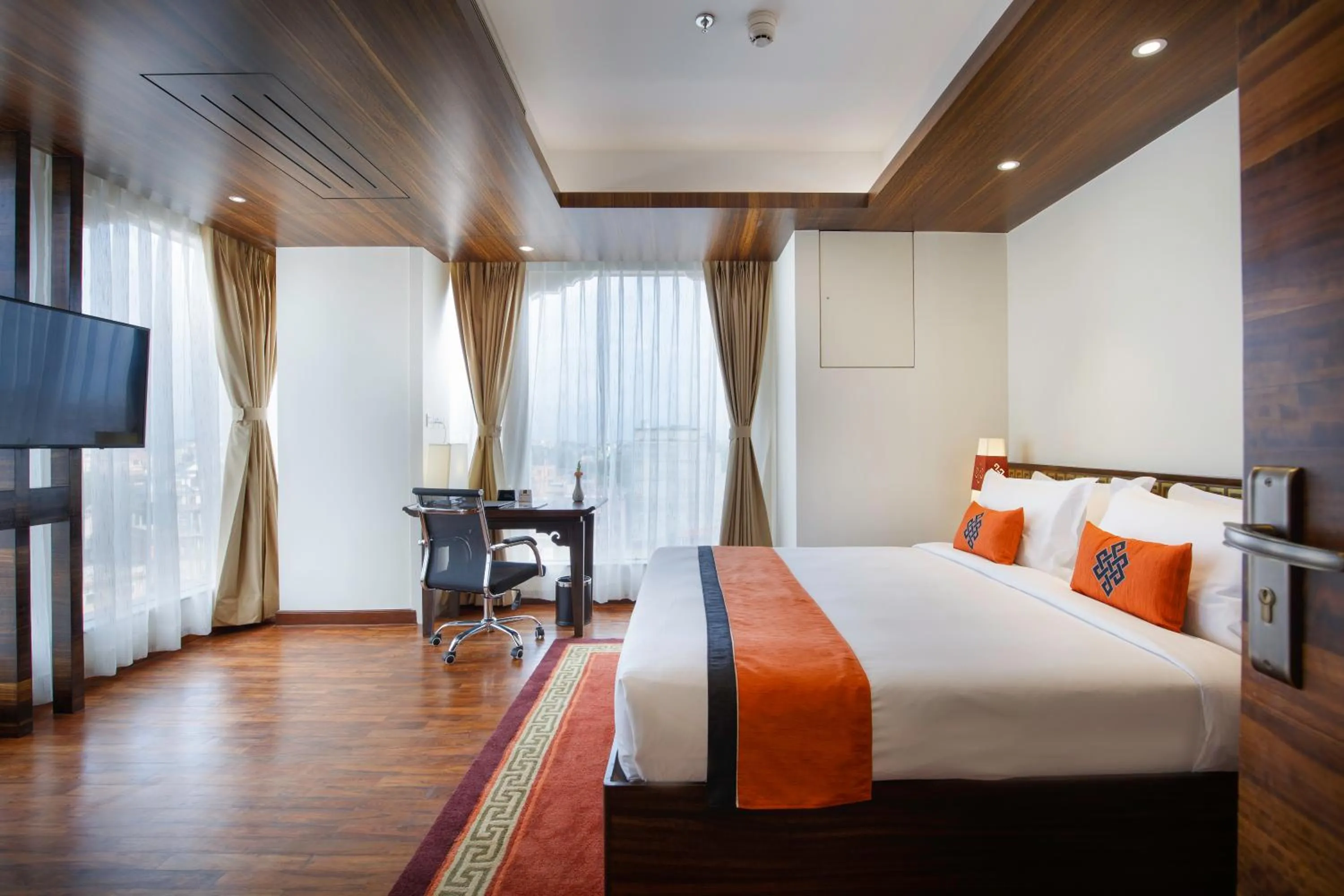 Bedroom, Bed in Ramada by Wyndham Kathmandu Dhumbarahi