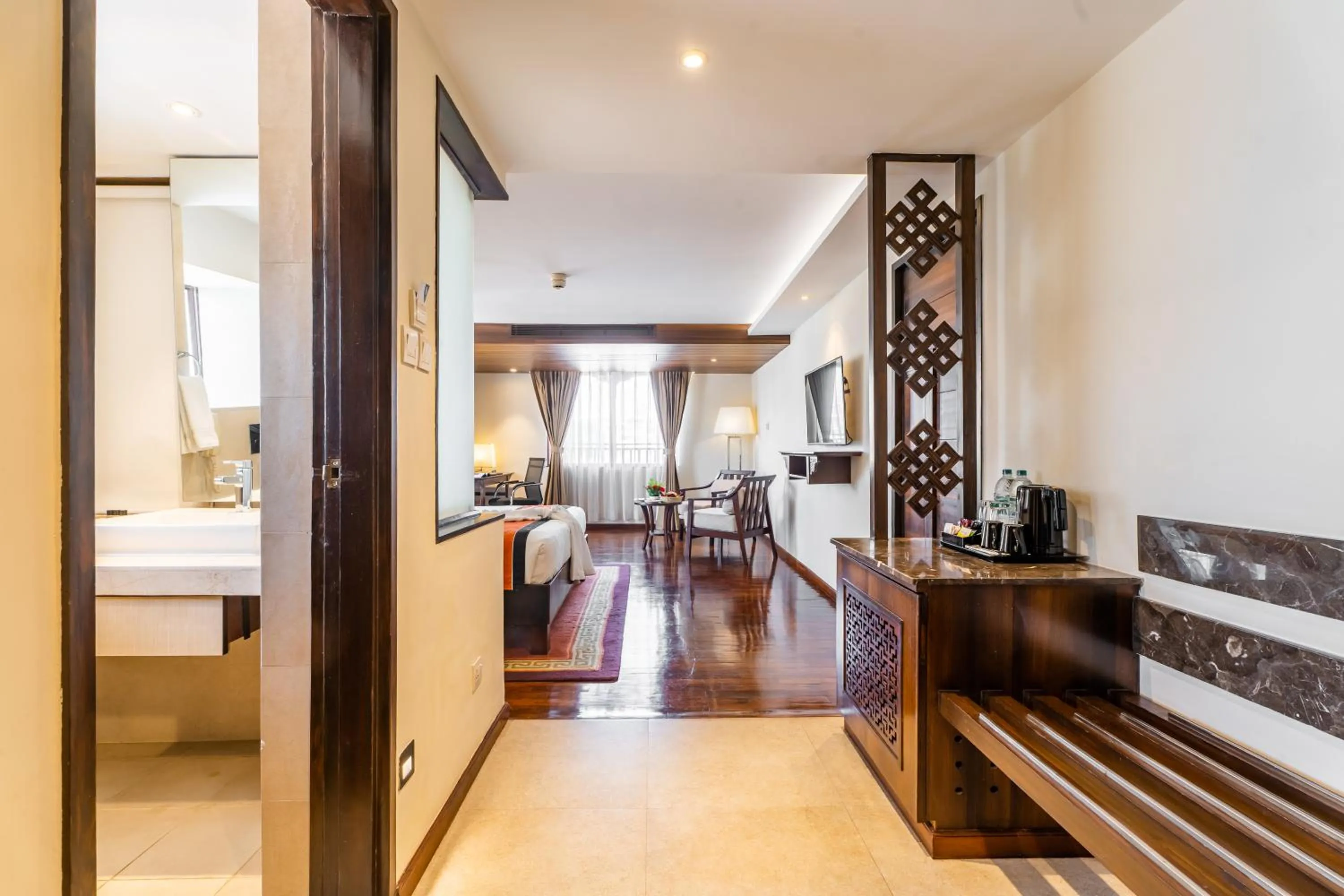 Photo of the whole room, Bed in Ramada by Wyndham Kathmandu Dhumbarahi