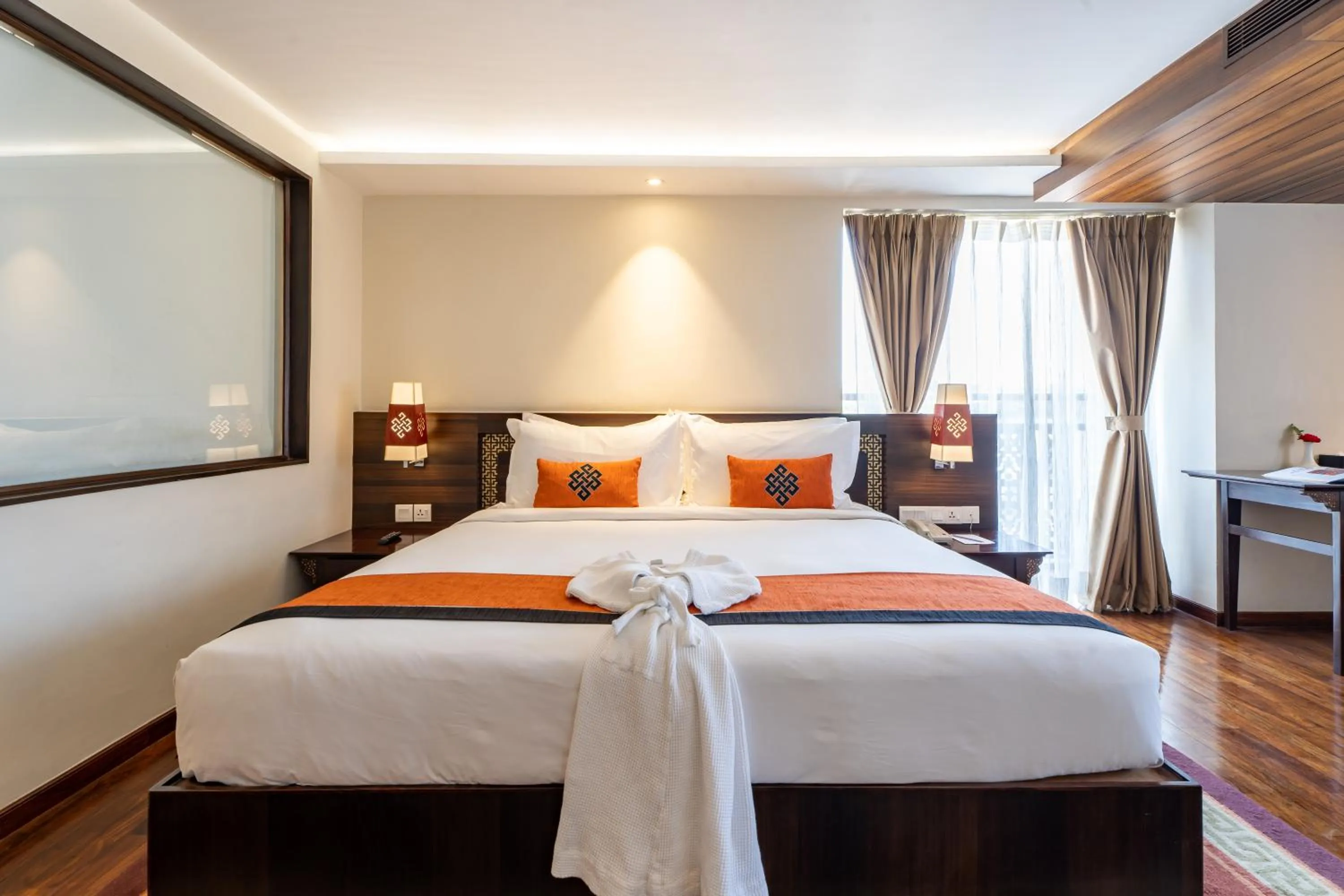 Bed in Ramada by Wyndham Kathmandu Dhumbarahi