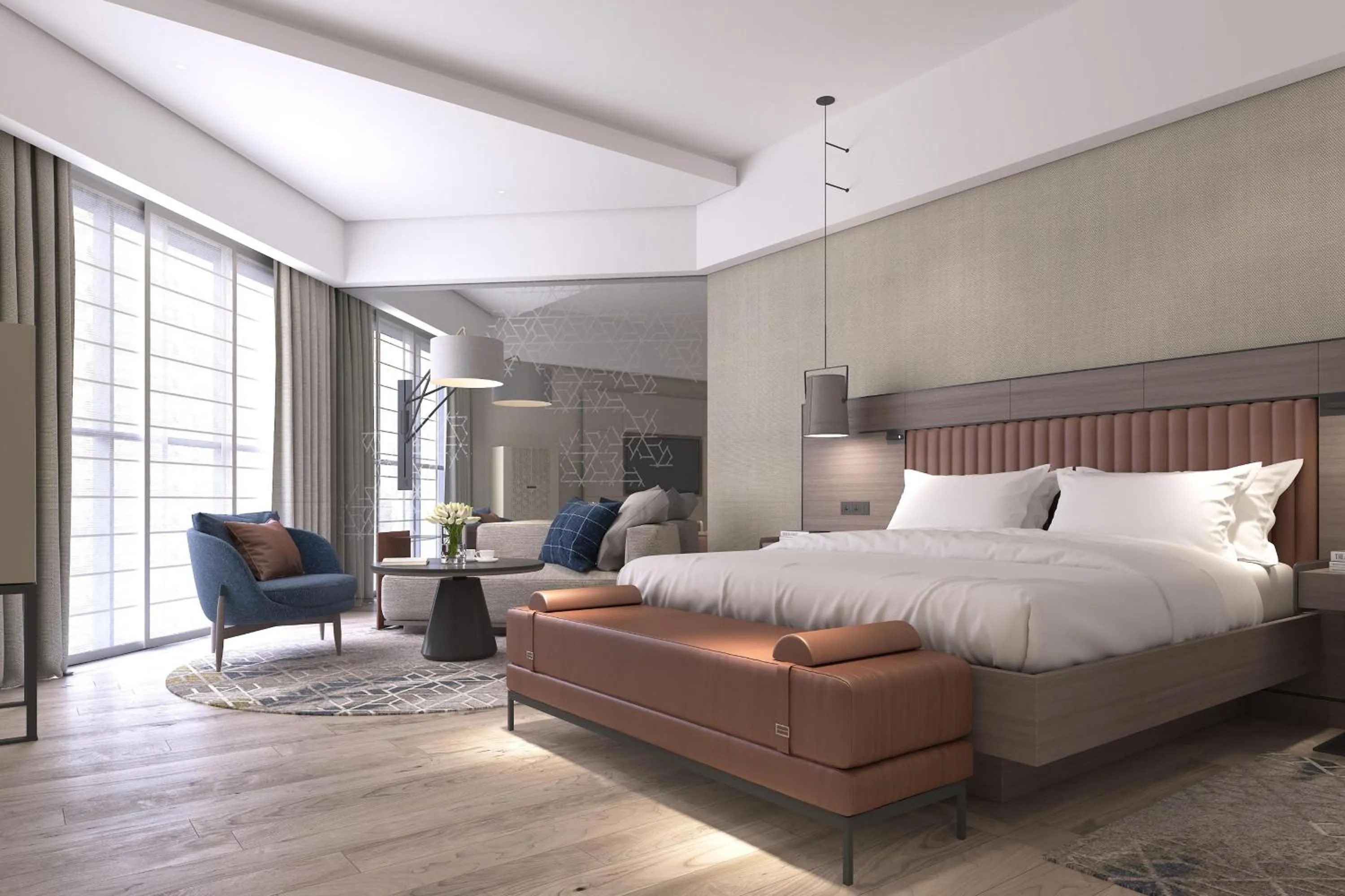 Photo of the whole room, Bed in Sheraton Jeddah Hotel