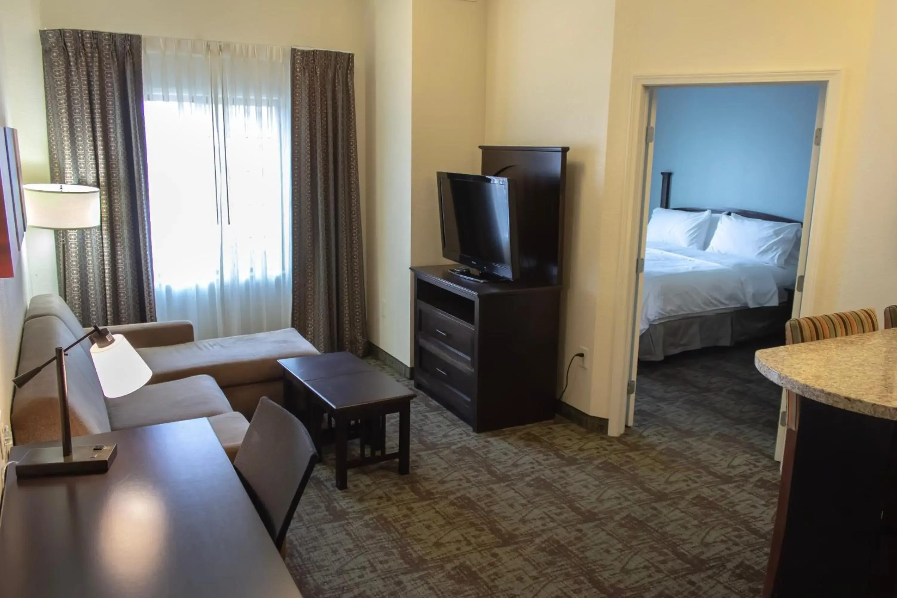 Bed in Staybridge Suites Minot by IHG Bed in Staybridge Suites Minot by IHG