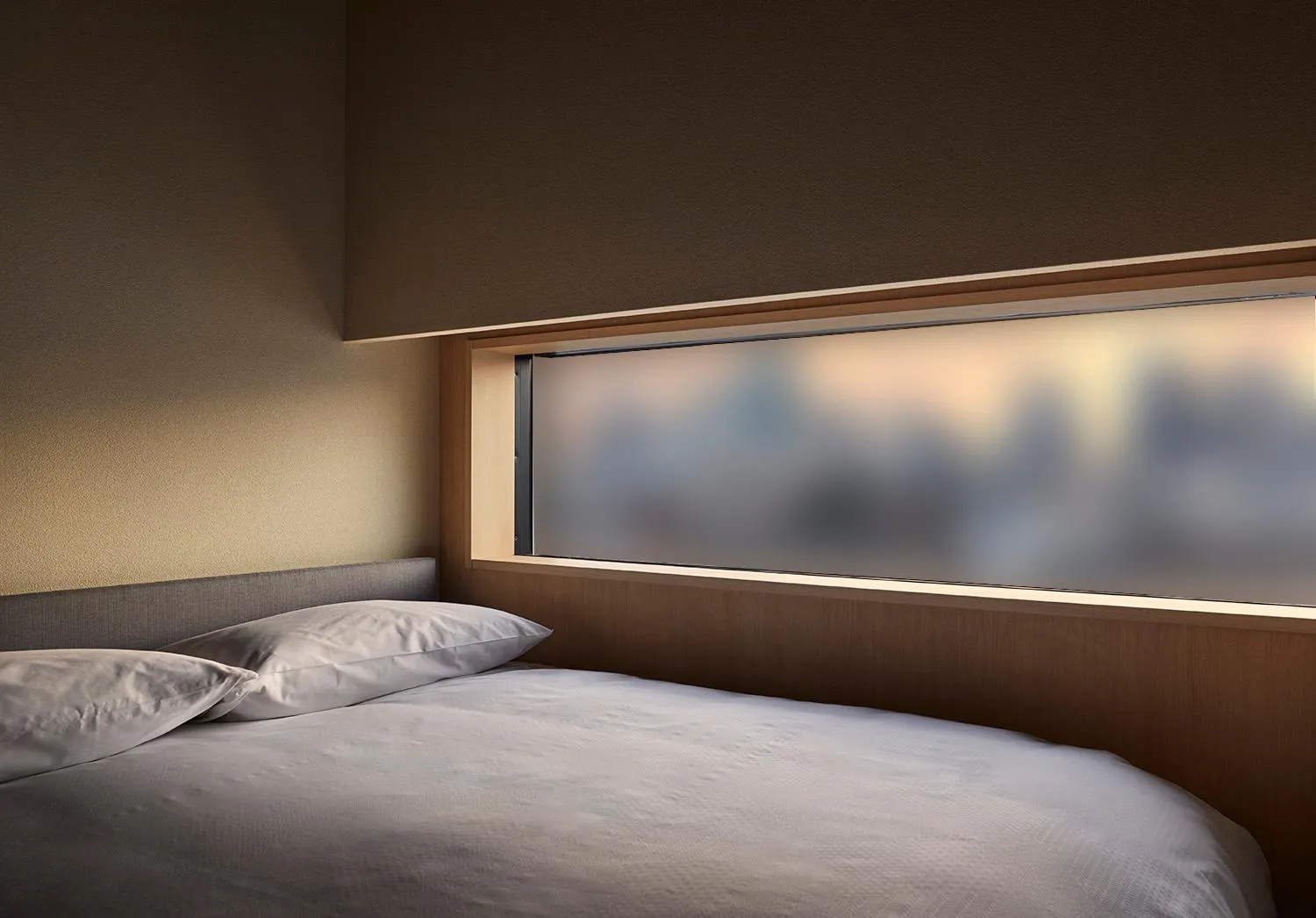 Bed in ONSEN RYOKAN YUEN SHINJUKU