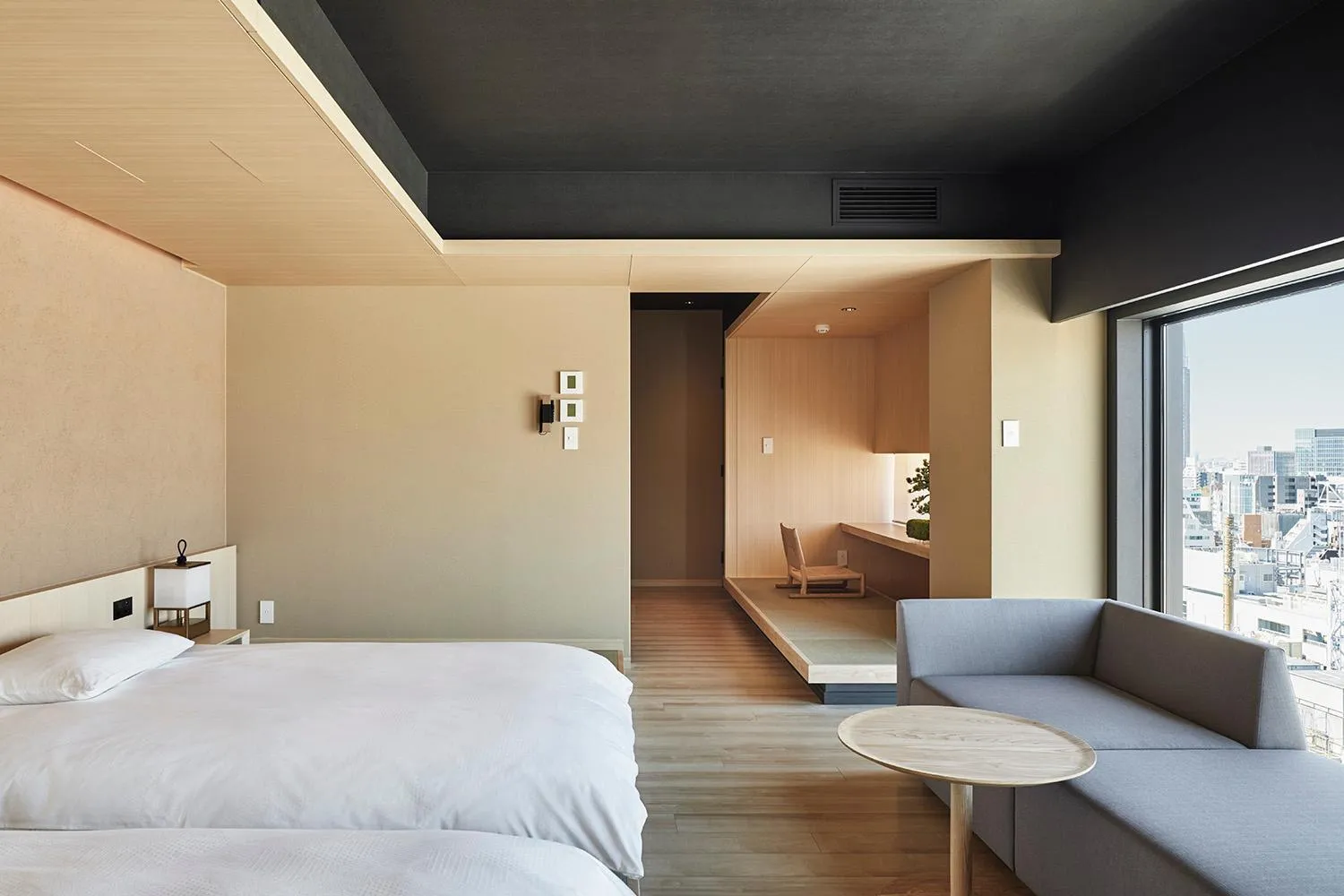 Photo of the whole room, Bed in ONSEN RYOKAN YUEN SHINJUKU