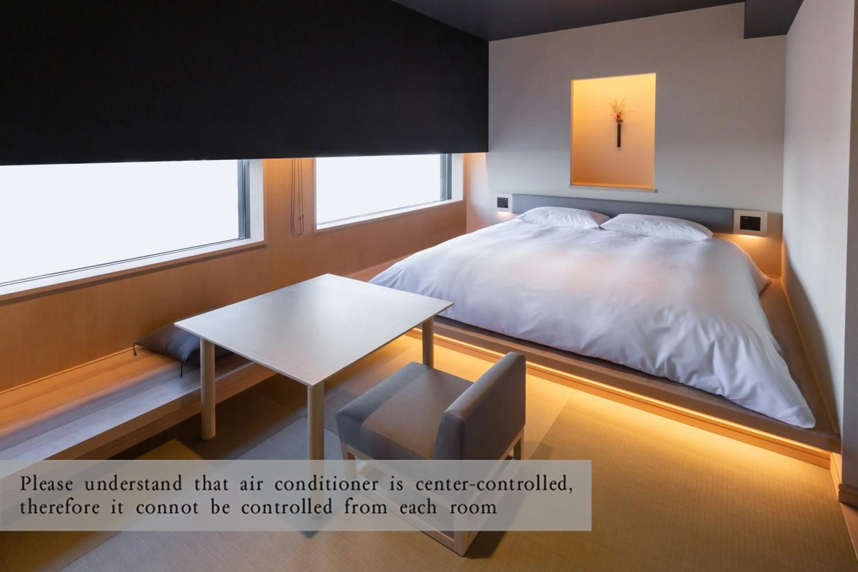 Bed in ONSEN RYOKAN YUEN SHINJUKU