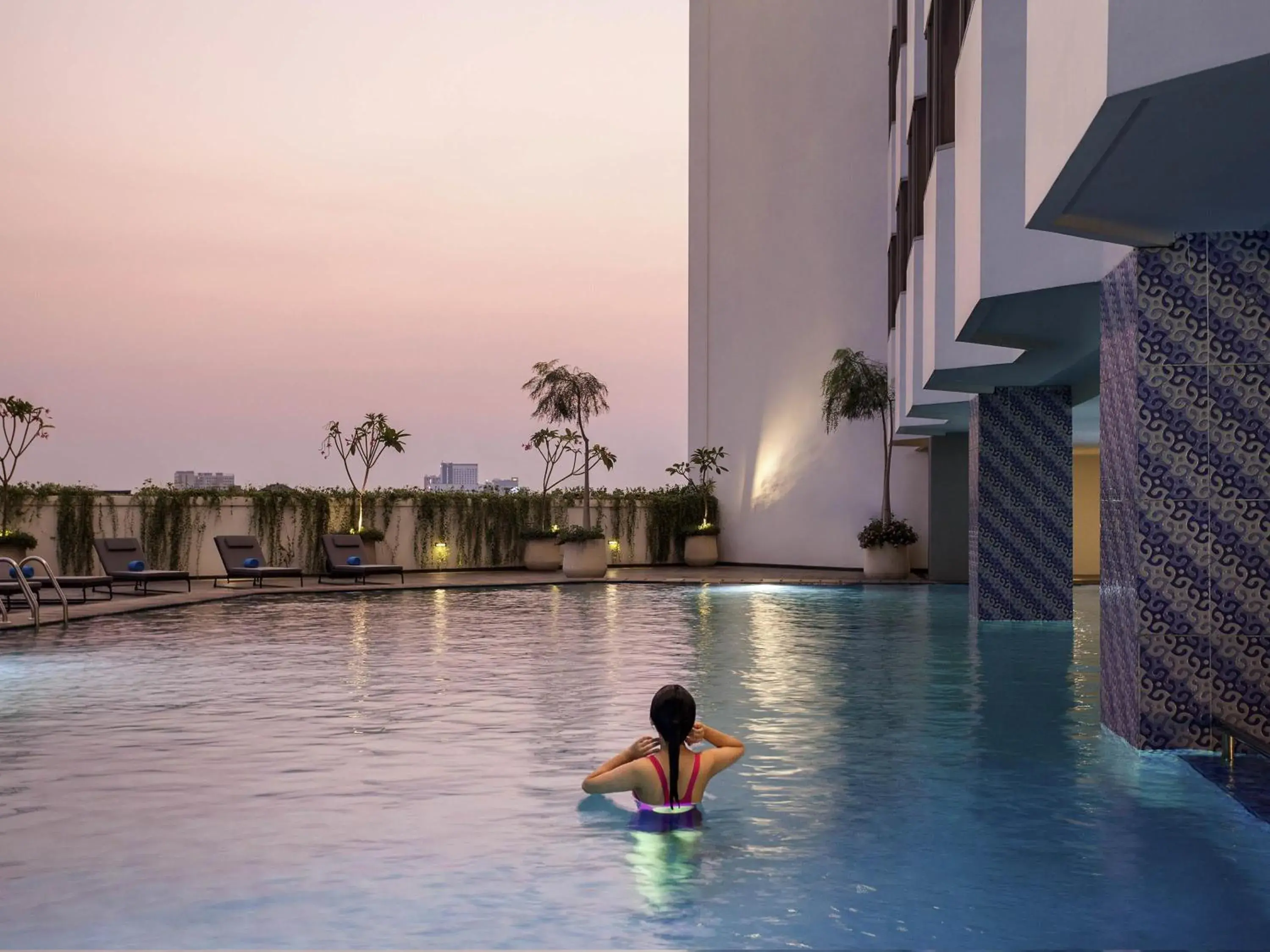 Pool view in Mercure Jakarta Batavia Pool view in Mercure Jakarta Batavia