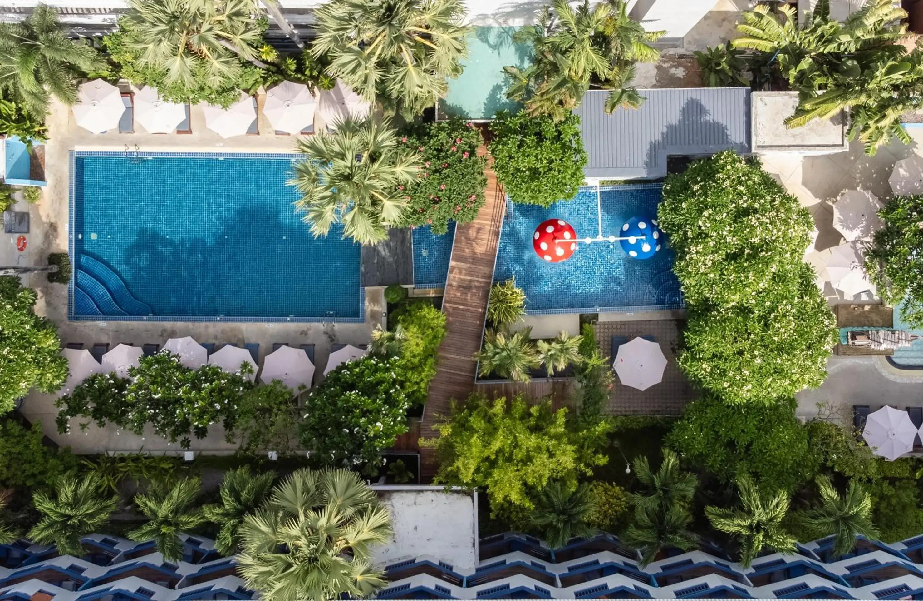 Bird's eye view in Phuket Island View Resort - SHA Extra Plus Bird's eye view in Phuket Island View Resort - SHA Extra Plus