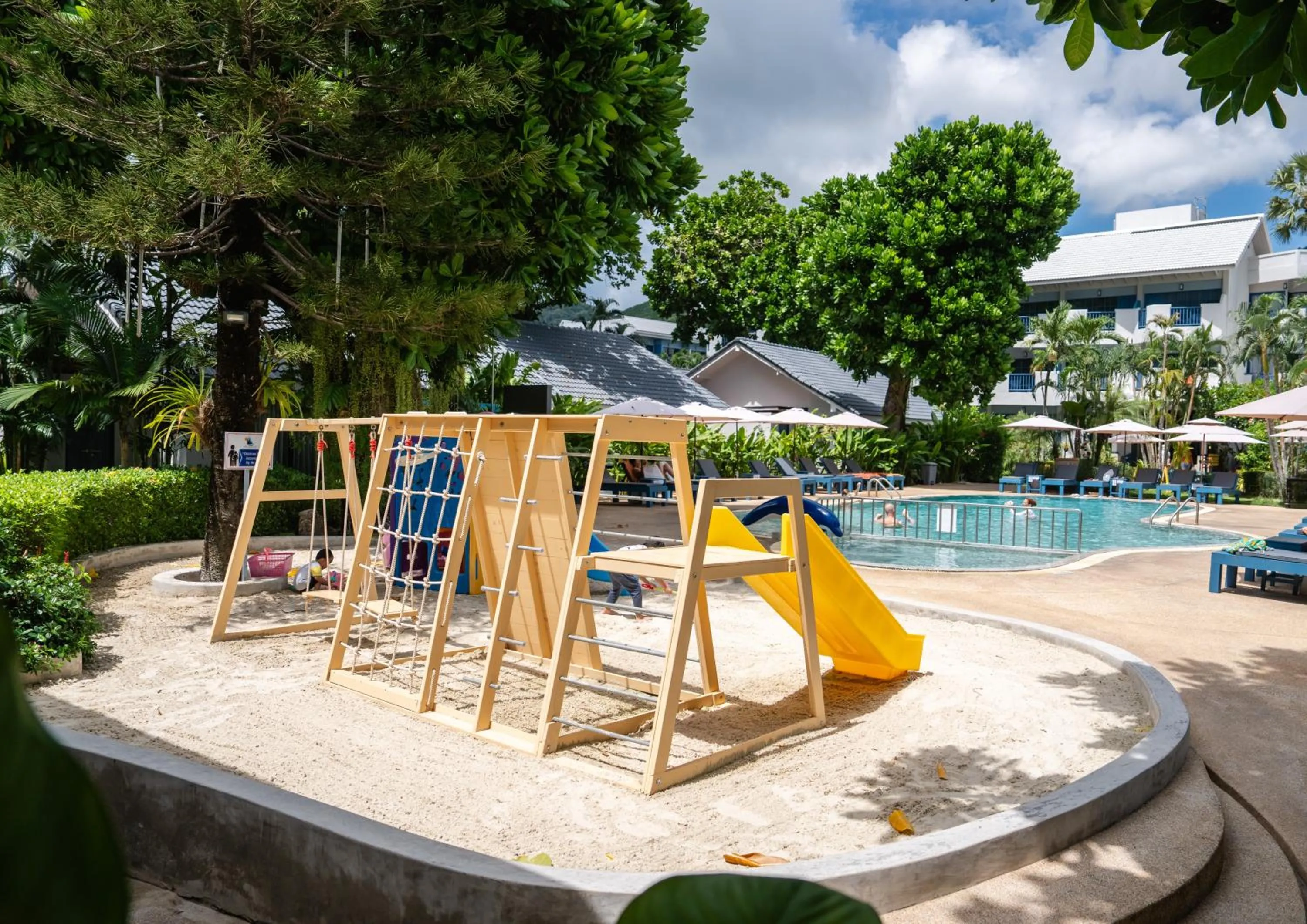 Children play ground in Phuket Island View Resort - SHA Extra Plus