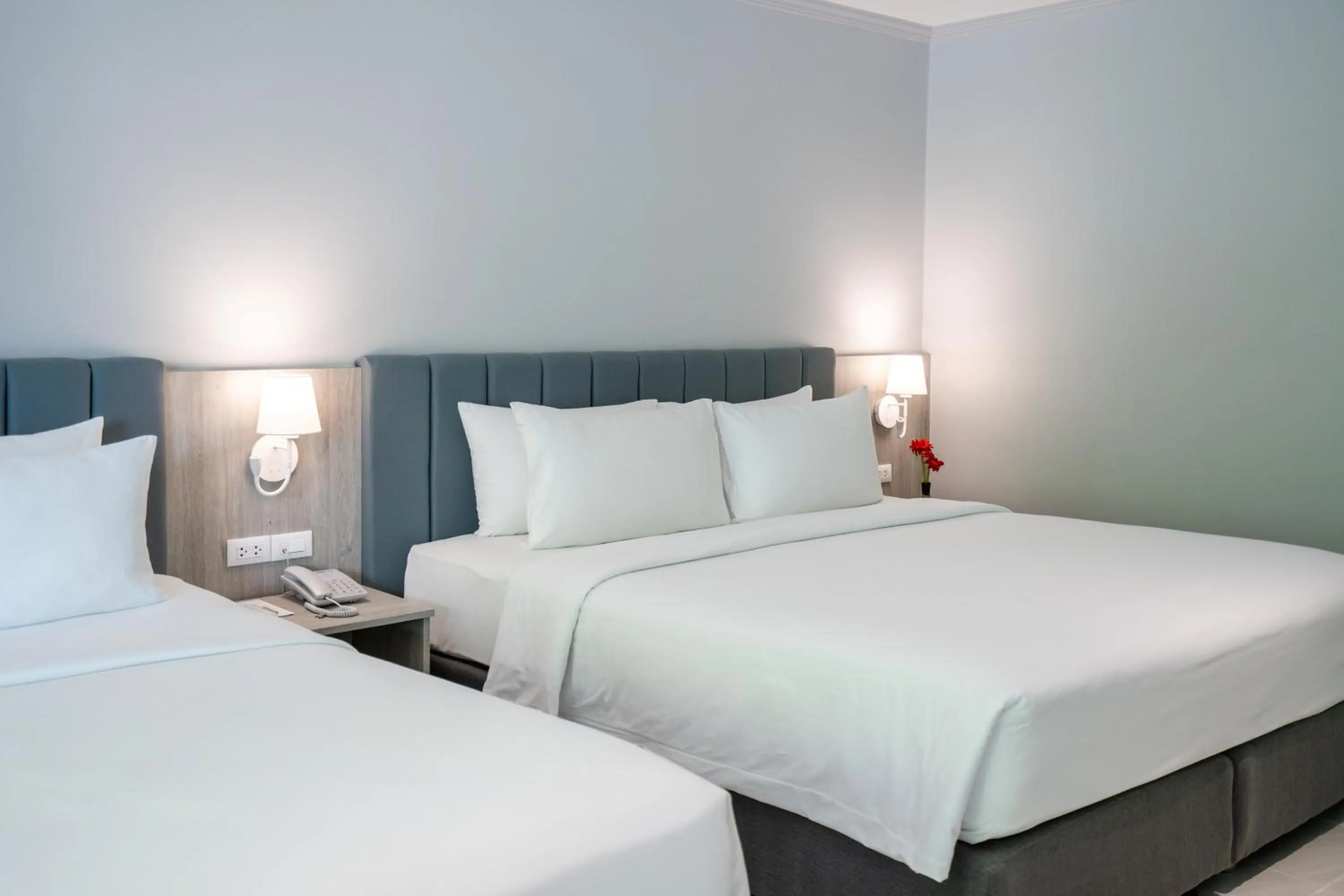 Bed in Phuket Island View Resort - SHA Extra Plus