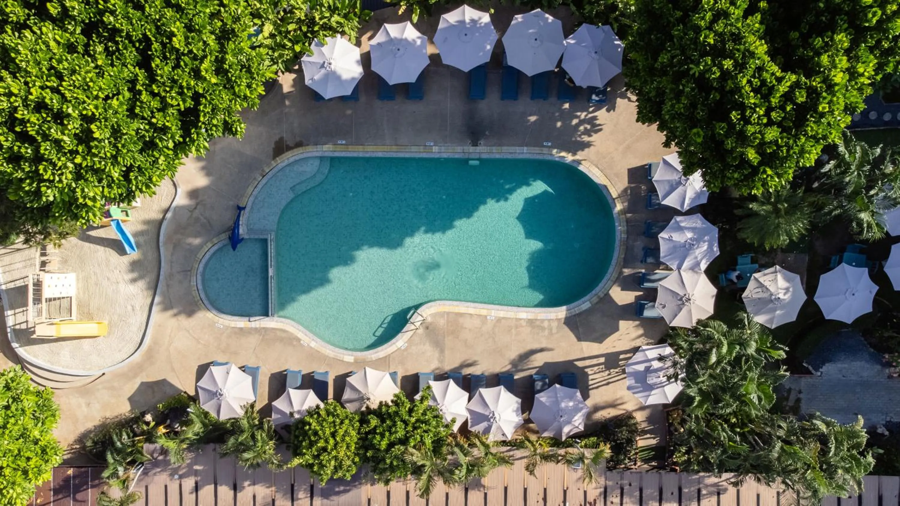 Swimming pool in Phuket Island View Resort - SHA Extra Plus