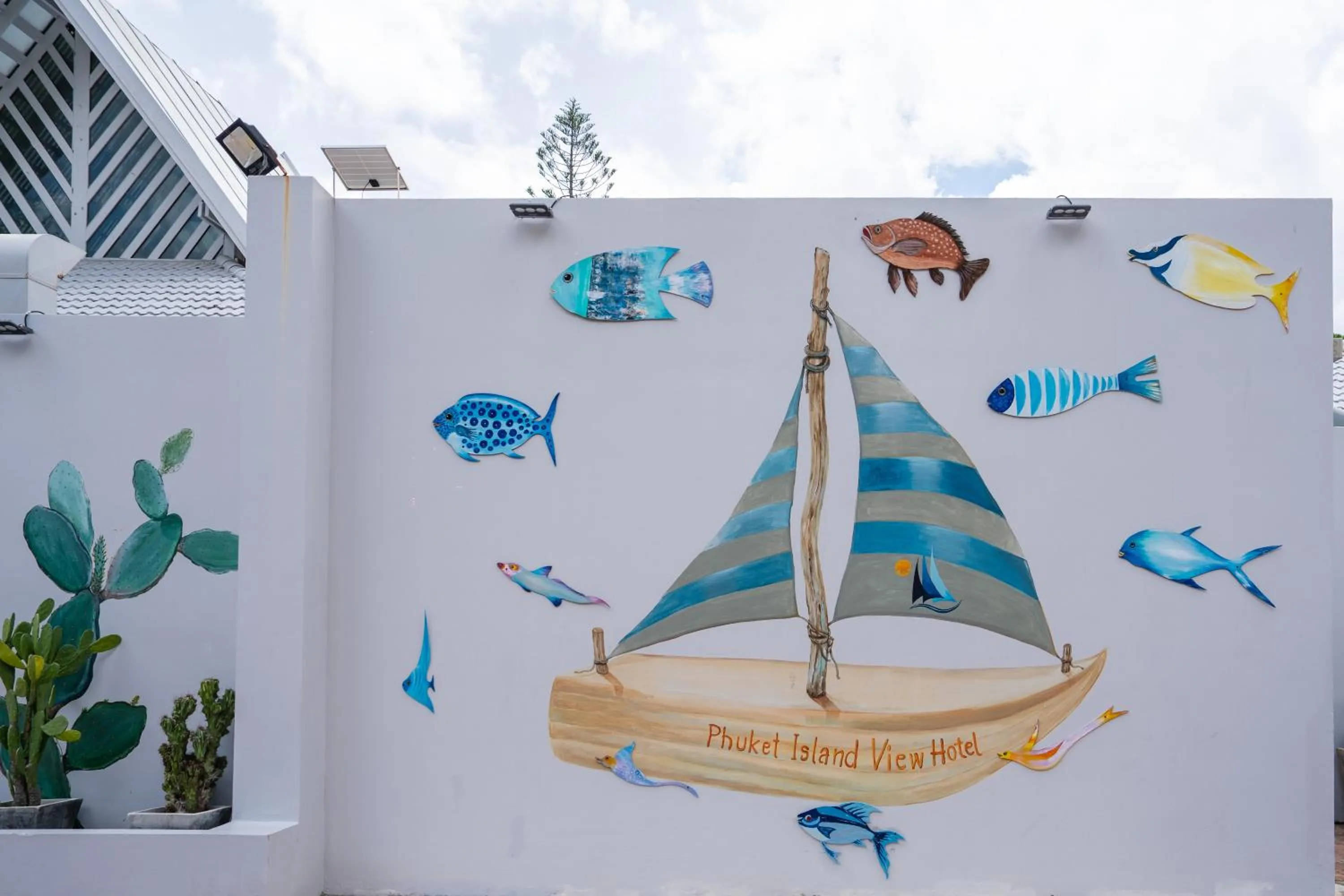 Decorative detail in Phuket Island View Resort - SHA Extra Plus