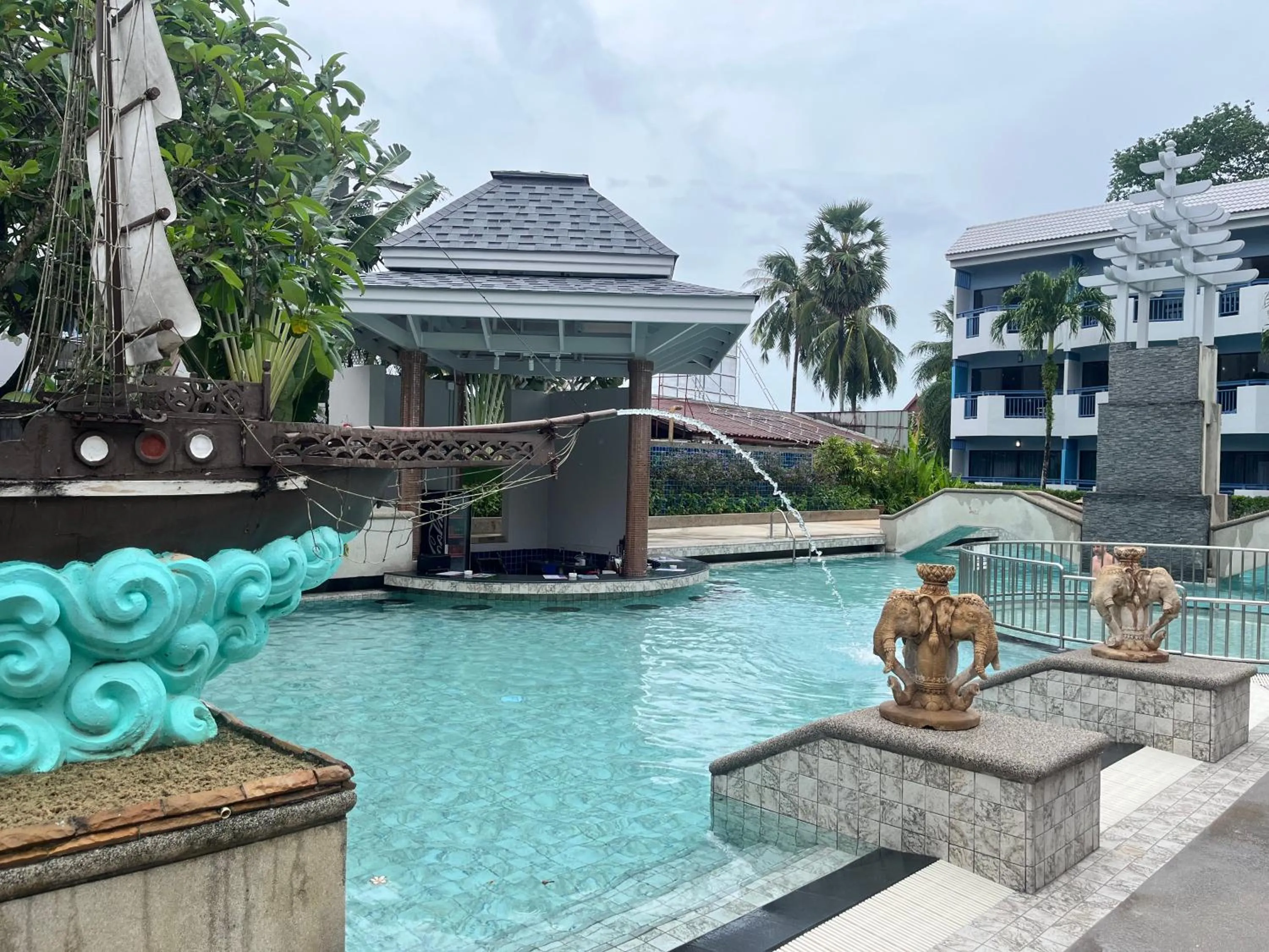 Pool view in Phuket Island View Resort - SHA Extra Plus