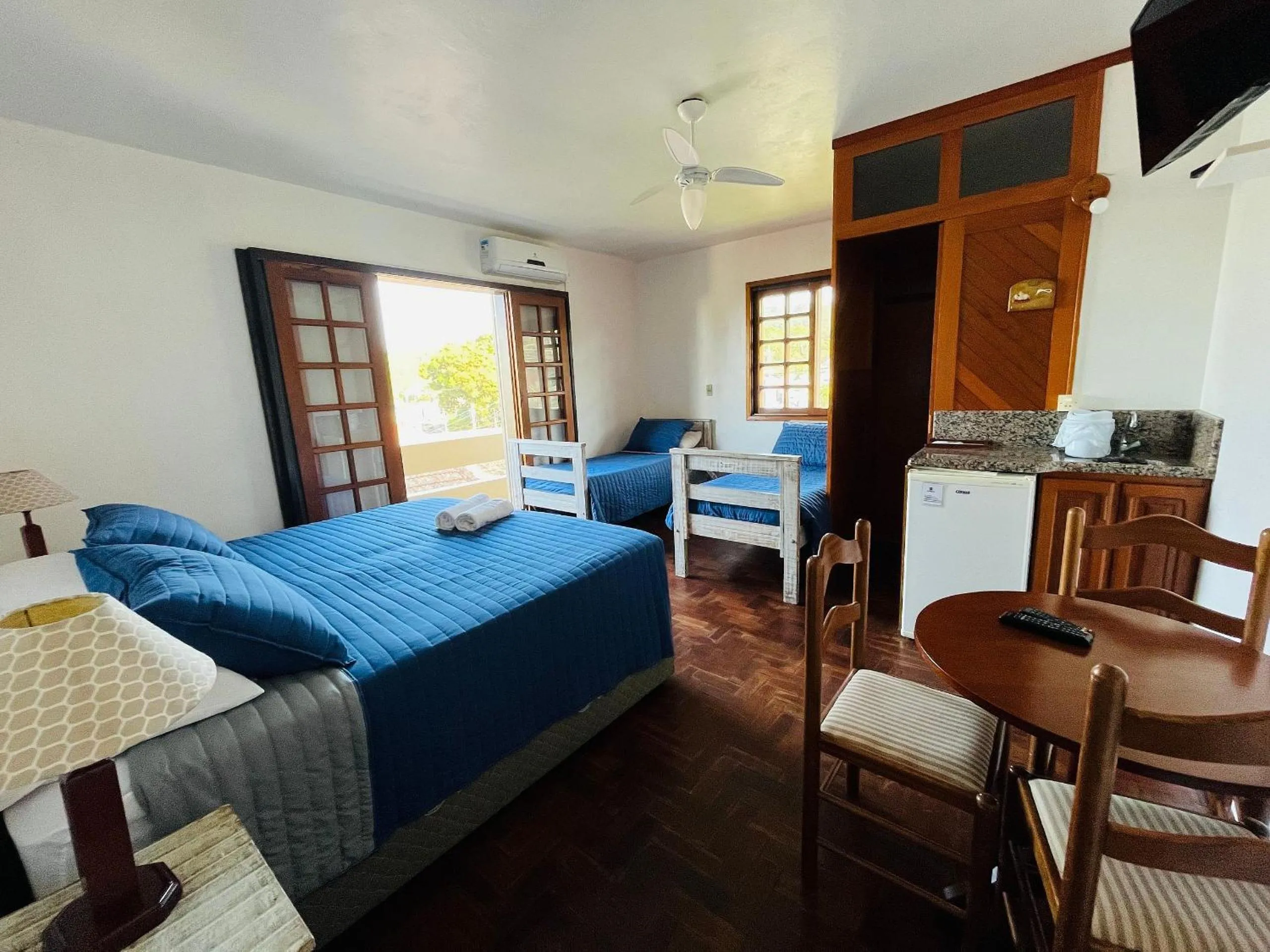 Bed in Pousada Canajurê