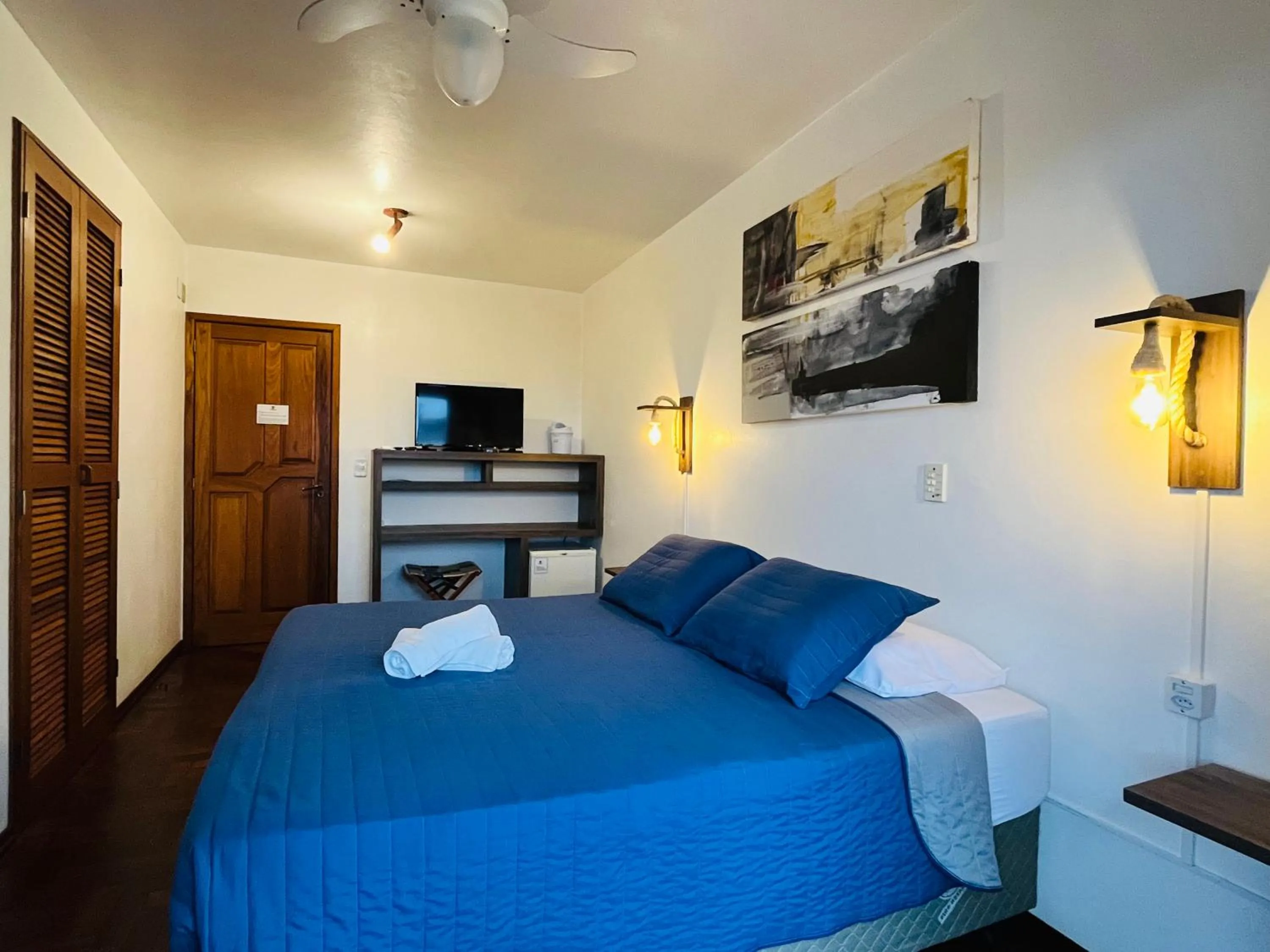 Bed in Pousada Canajurê