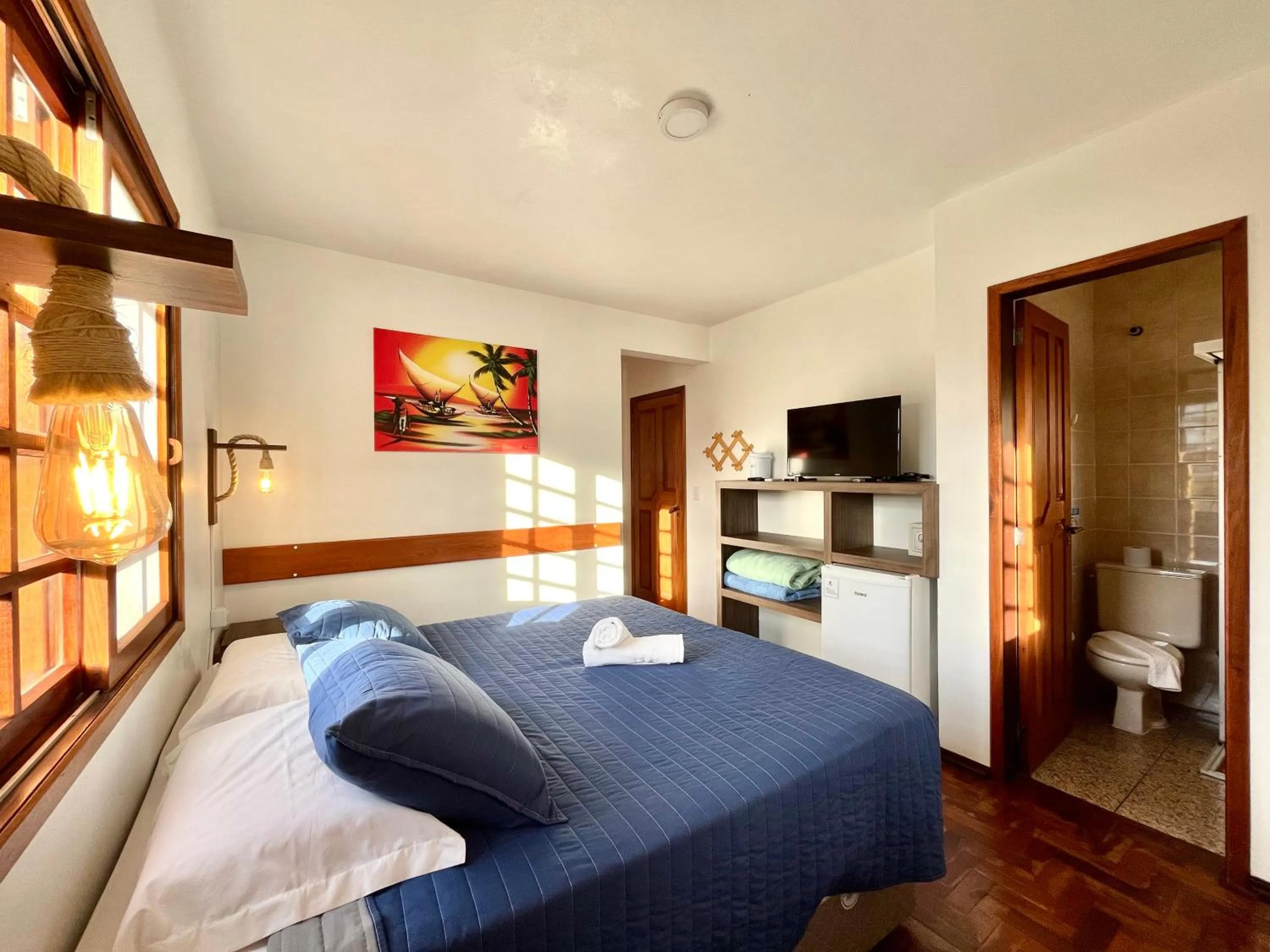 Bed in Pousada Canajurê