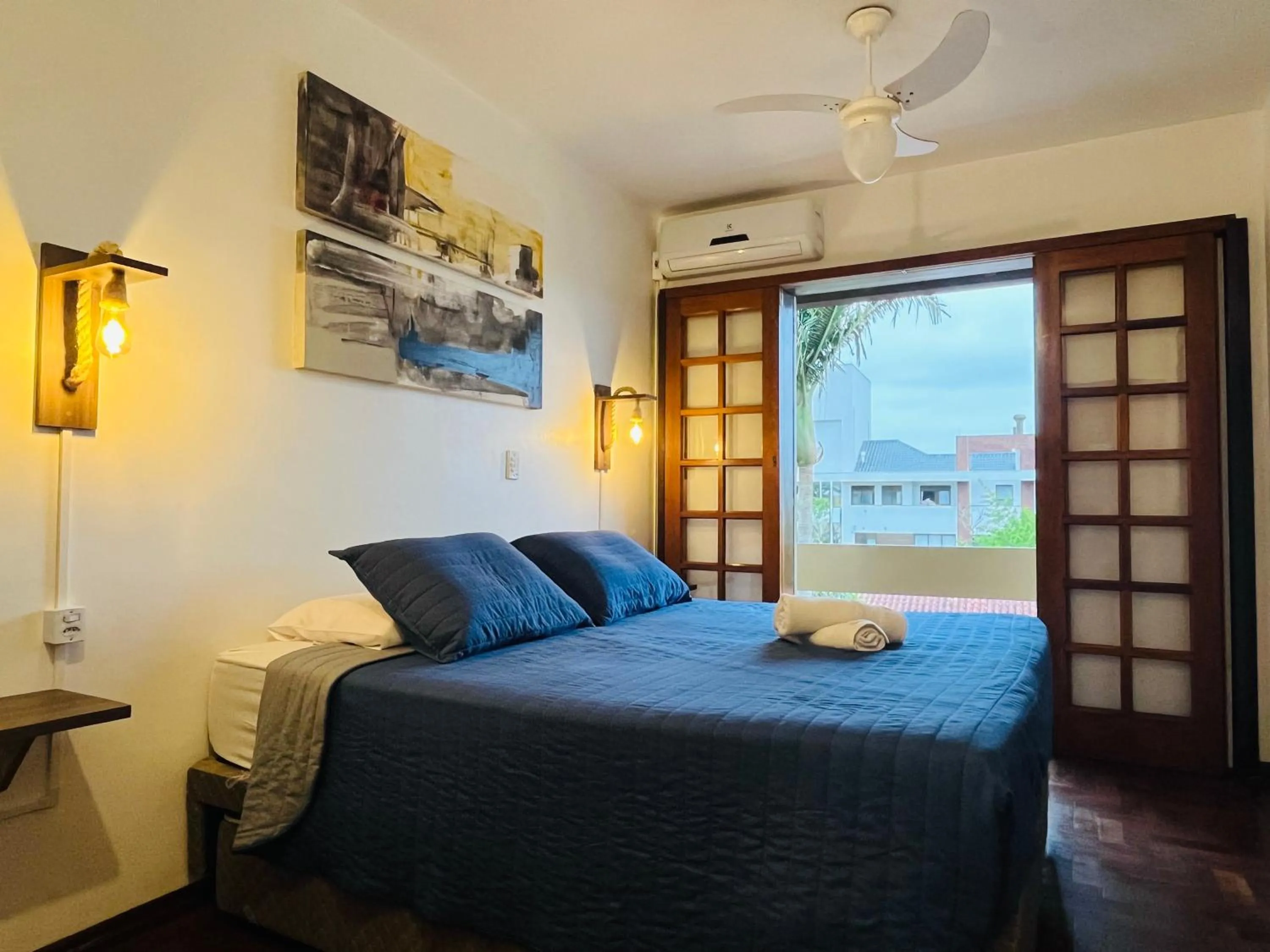 Bed in Pousada Canajurê