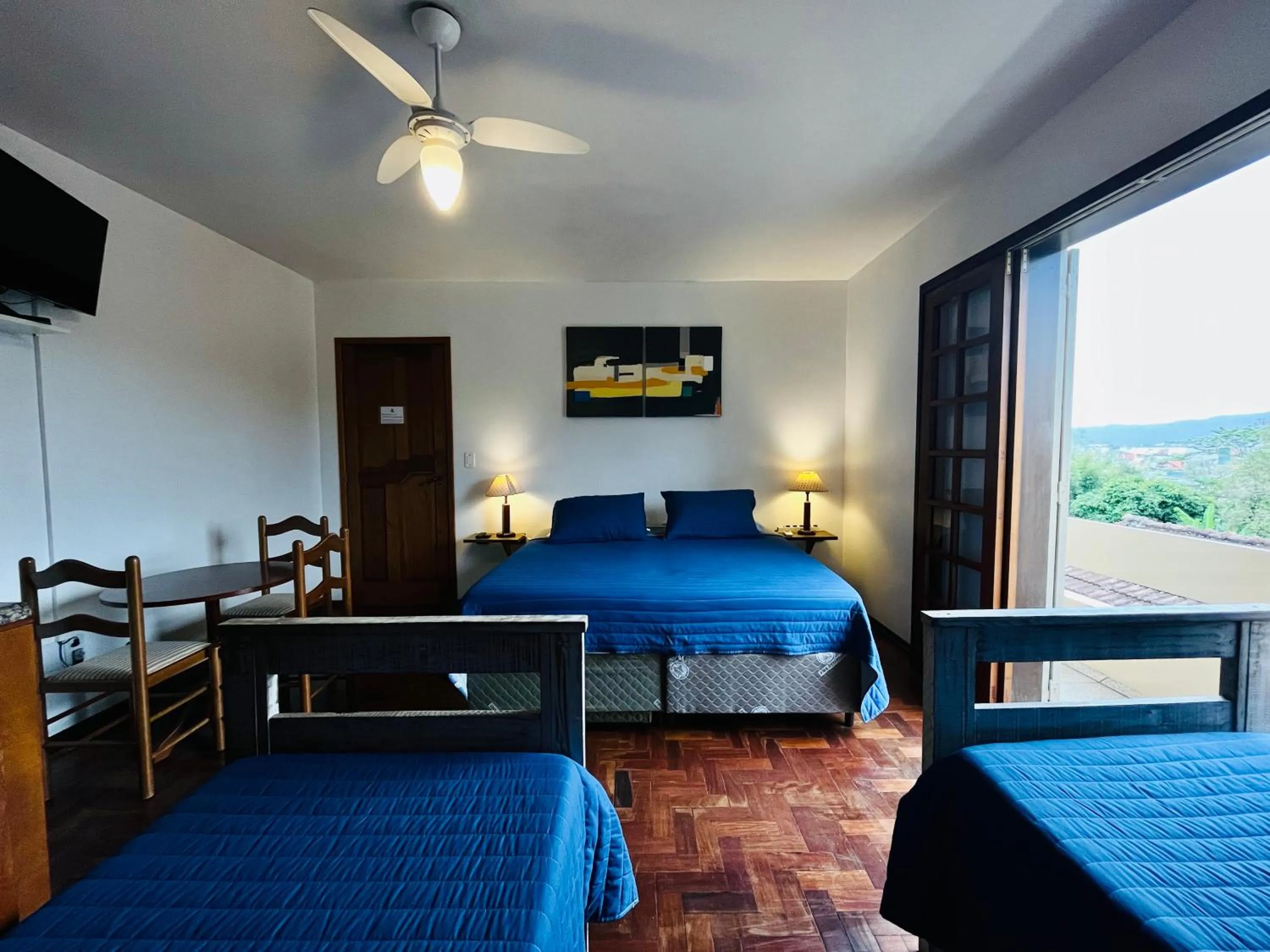 Bed in Pousada Canajurê