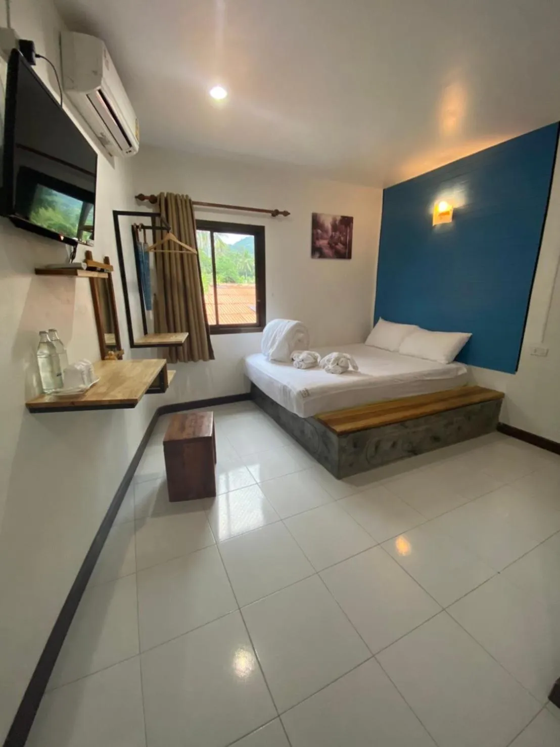 Bed in The Stamp Hotel