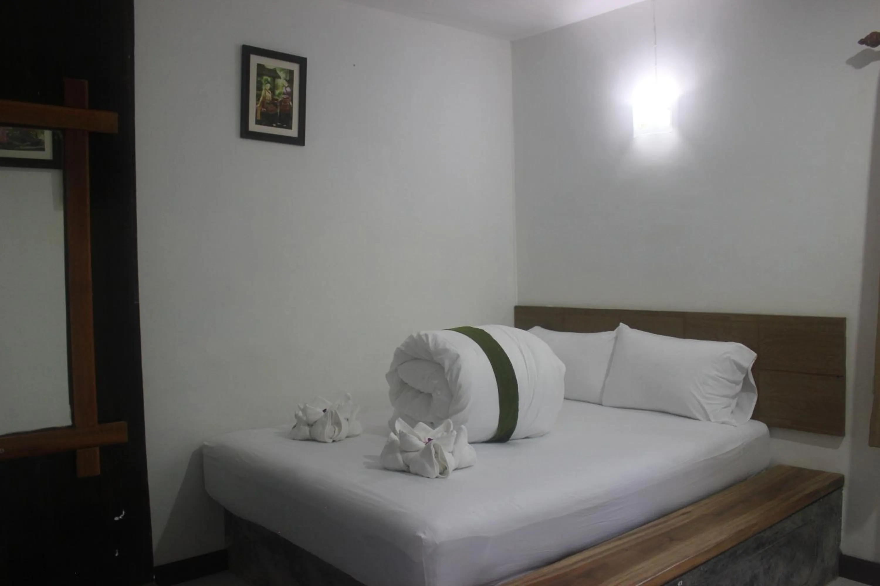 Bed in The Stamp Hotel