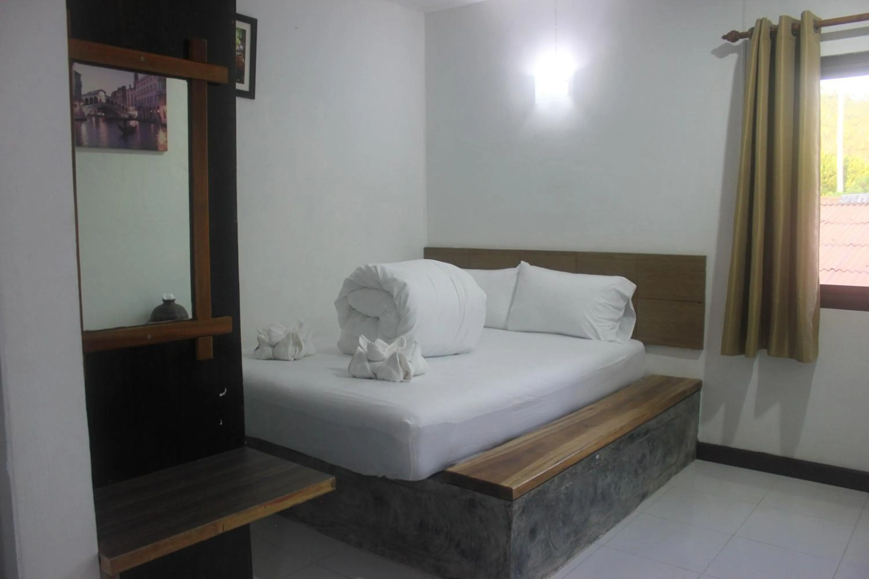 Bed in The Stamp Hotel