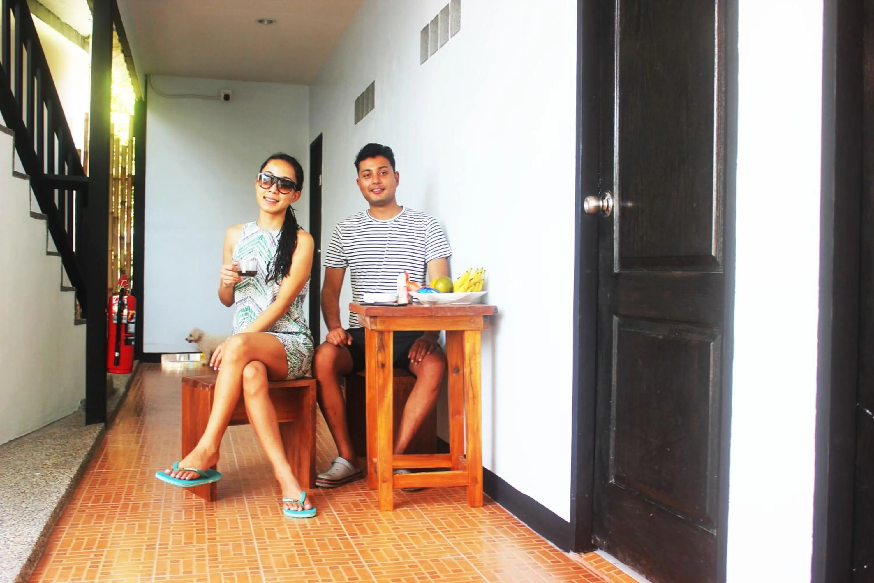 Patio in The Stamp Hotel