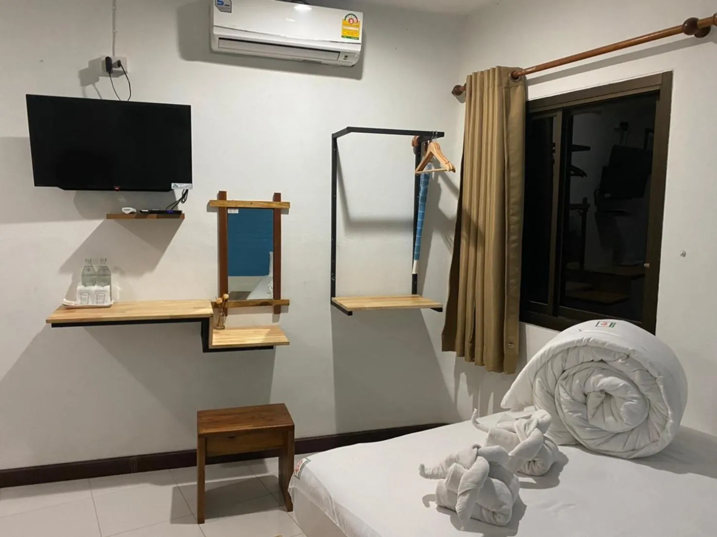 Bed in The Stamp Hotel