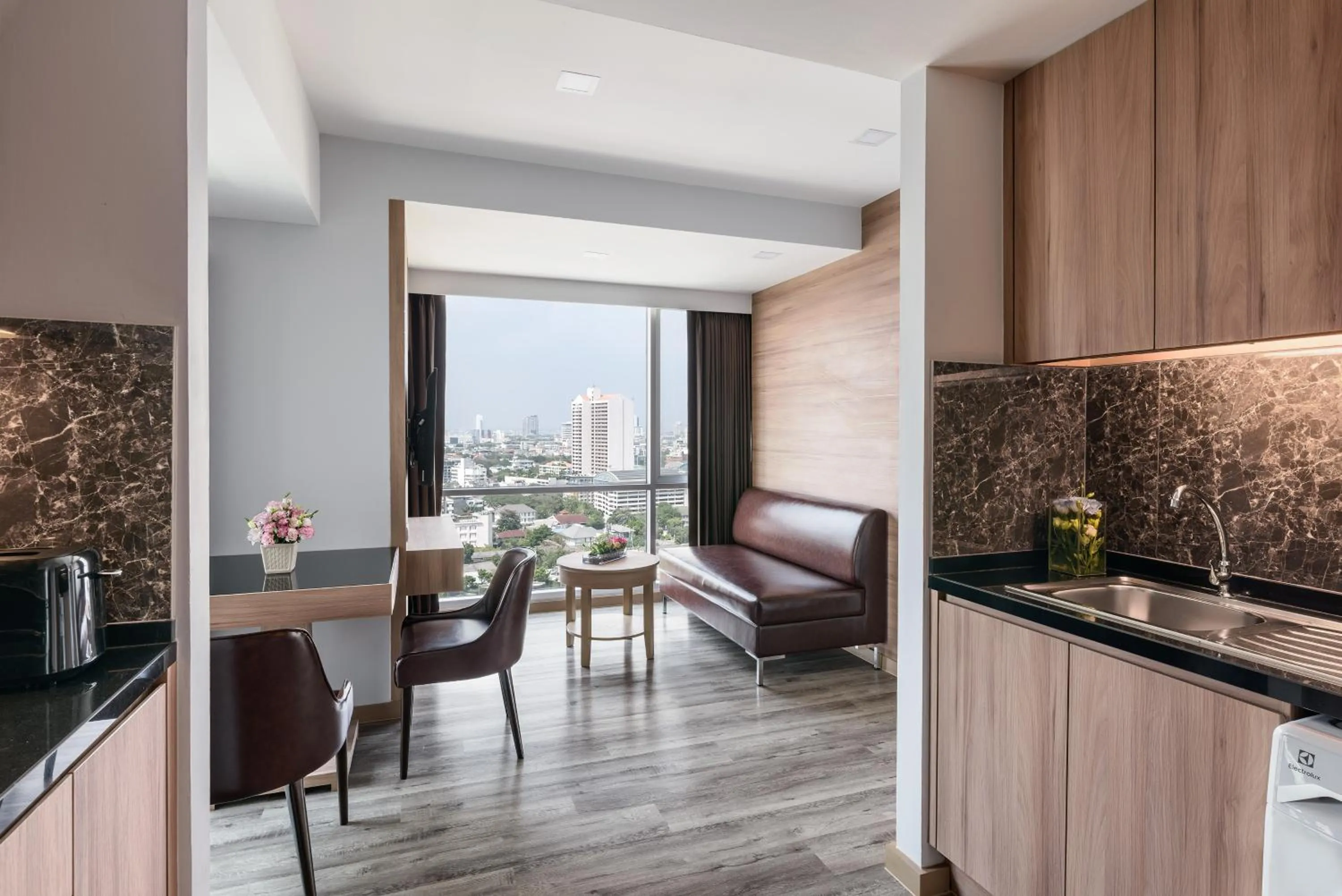 Living room in Adelphi Grande Sukhumvit