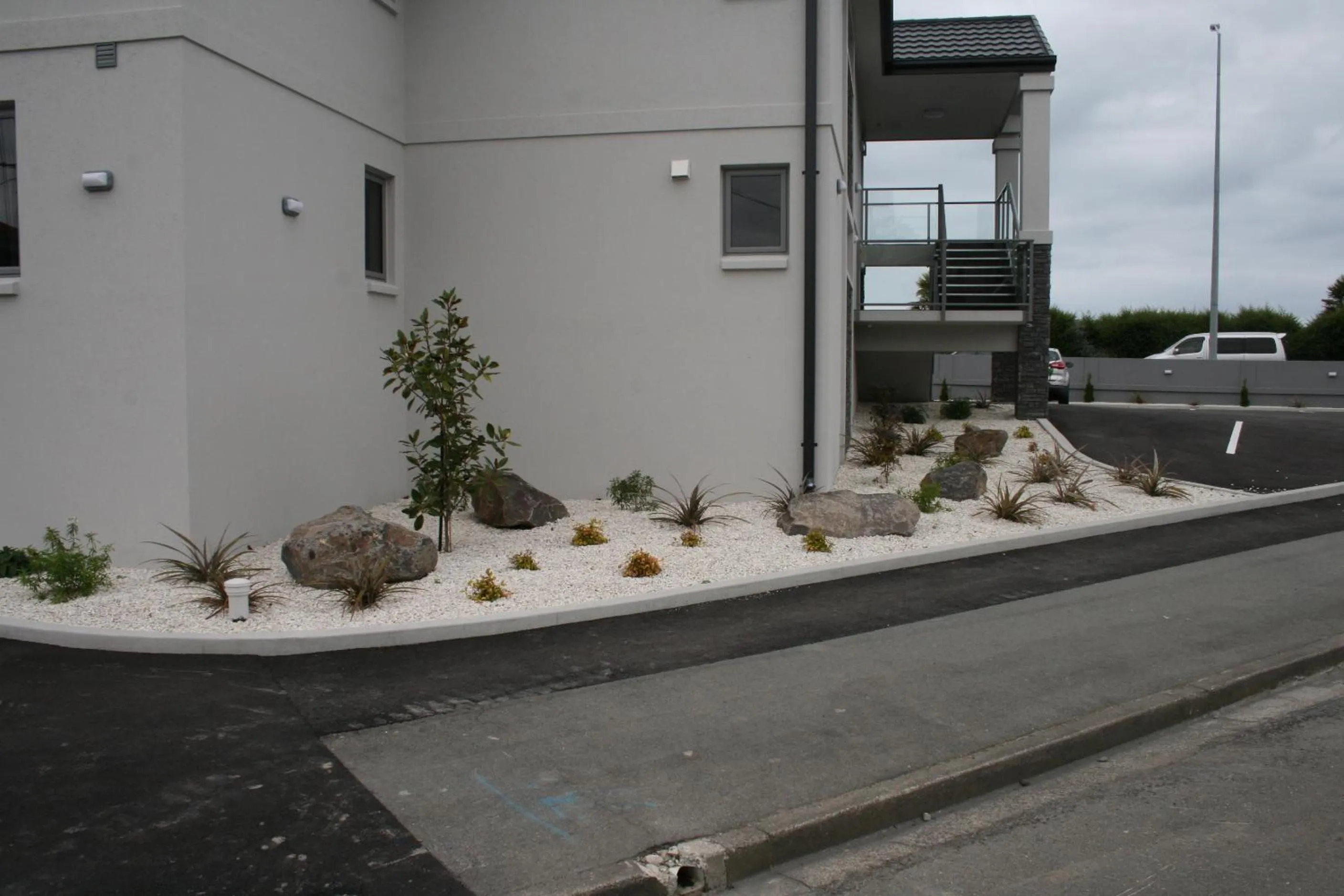 Facade/entrance in Harbour View Motel