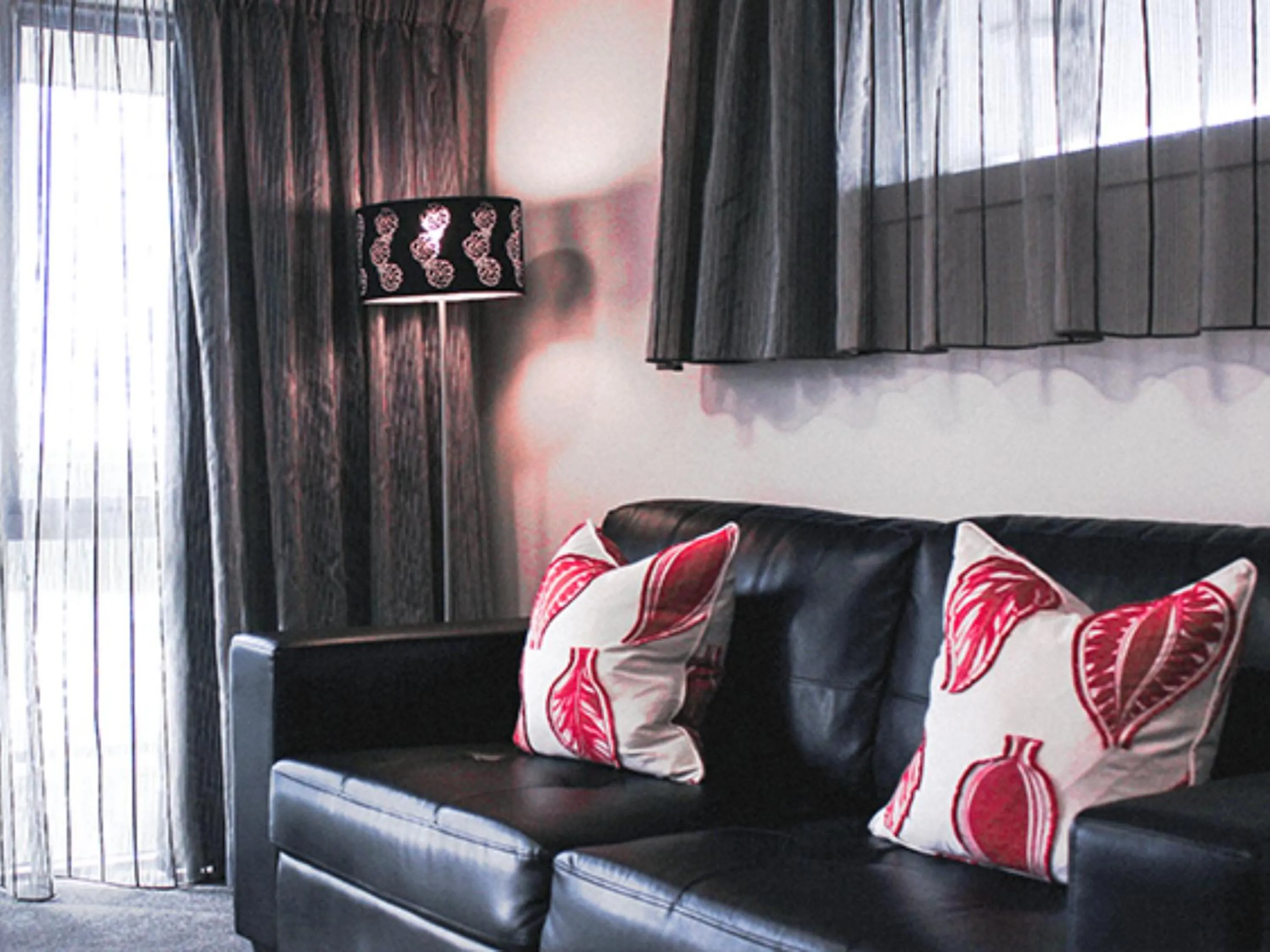 Living room in Harbour View Motel