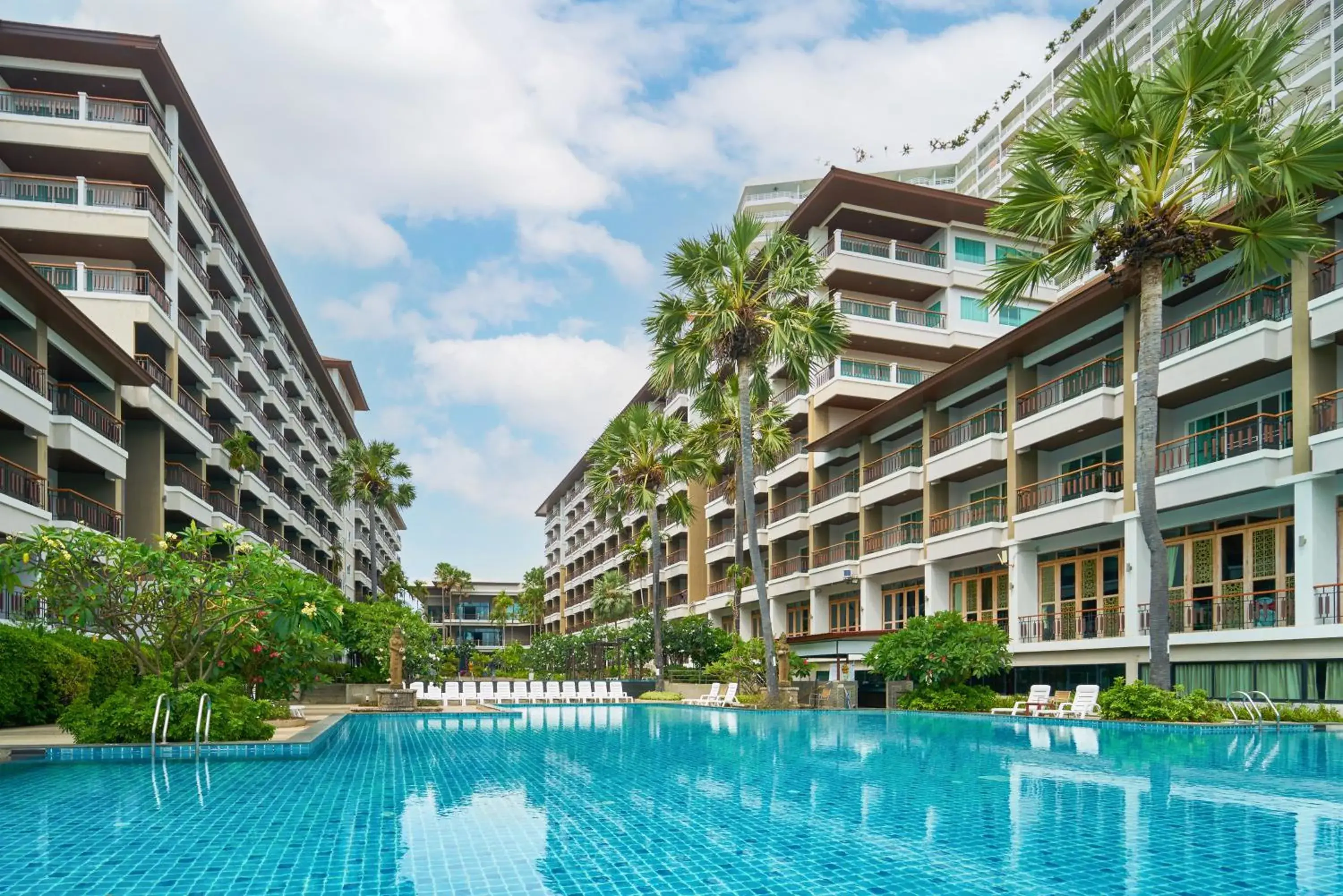 Property building in Welcome World Beachfront Resort Property building in Welcome World Beachfront Resort
