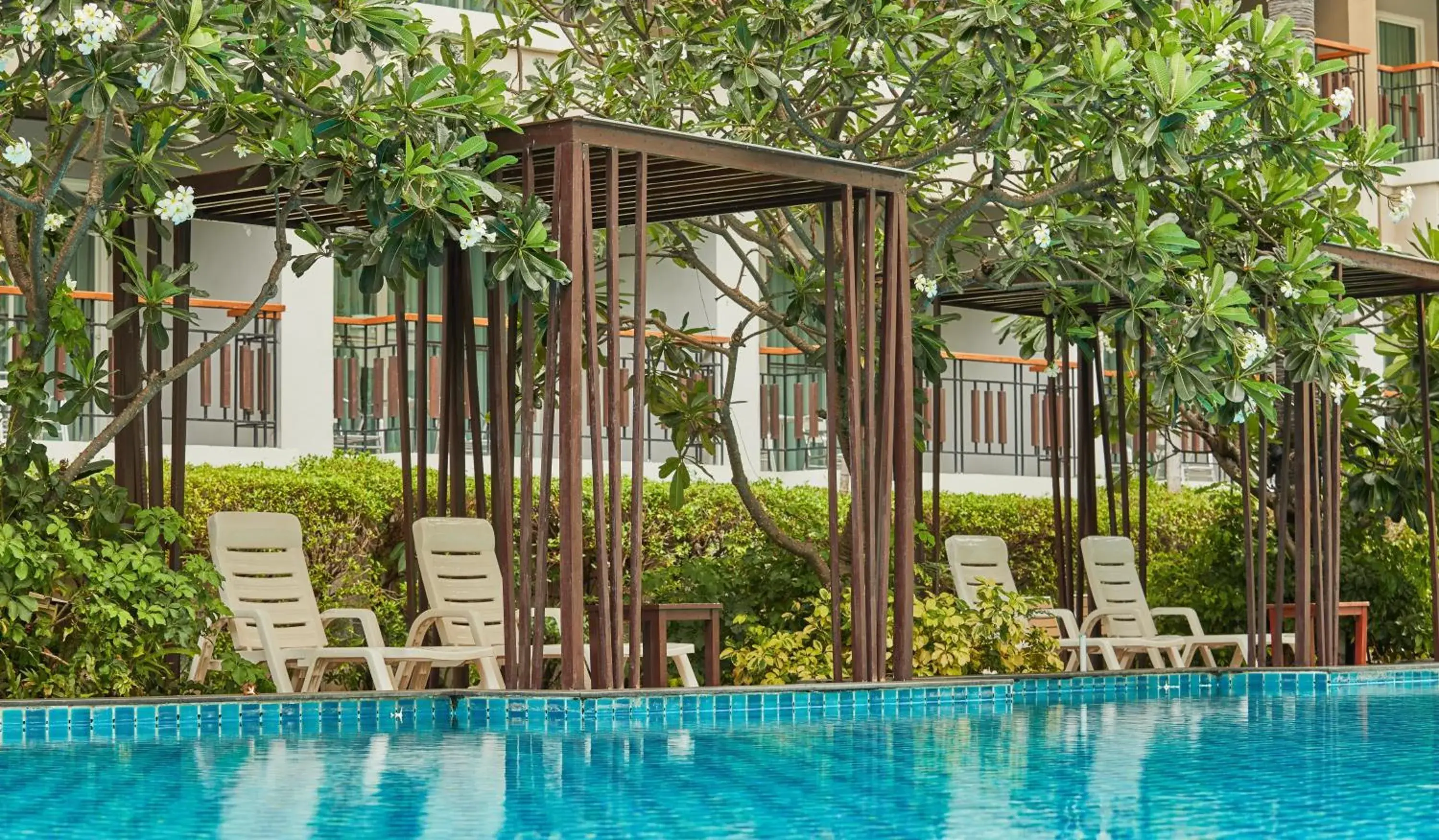 Property building in Welcome World Beachfront Resort Property building in Welcome World Beachfront Resort