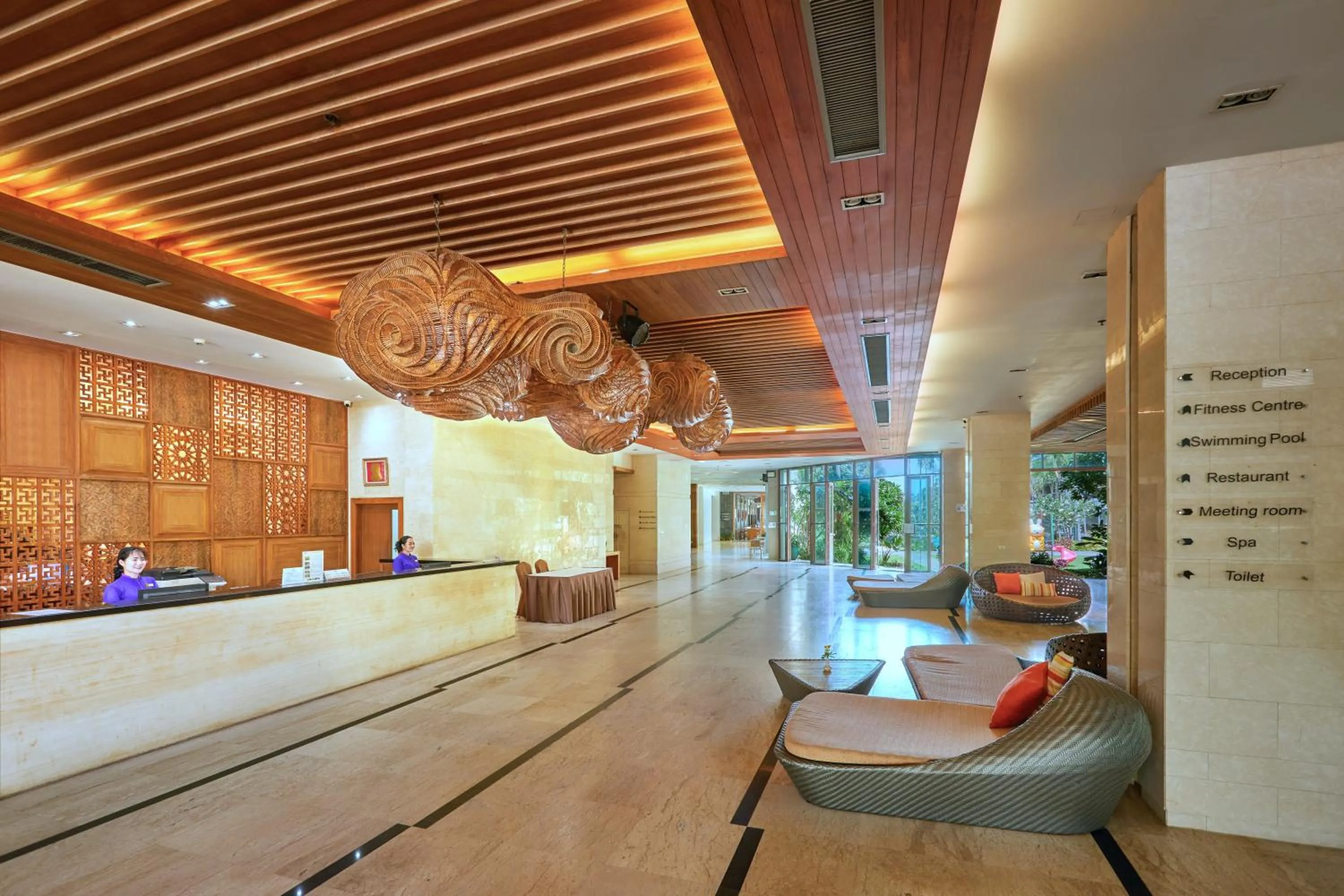 Lobby or reception in Welcome World Beachfront Resort