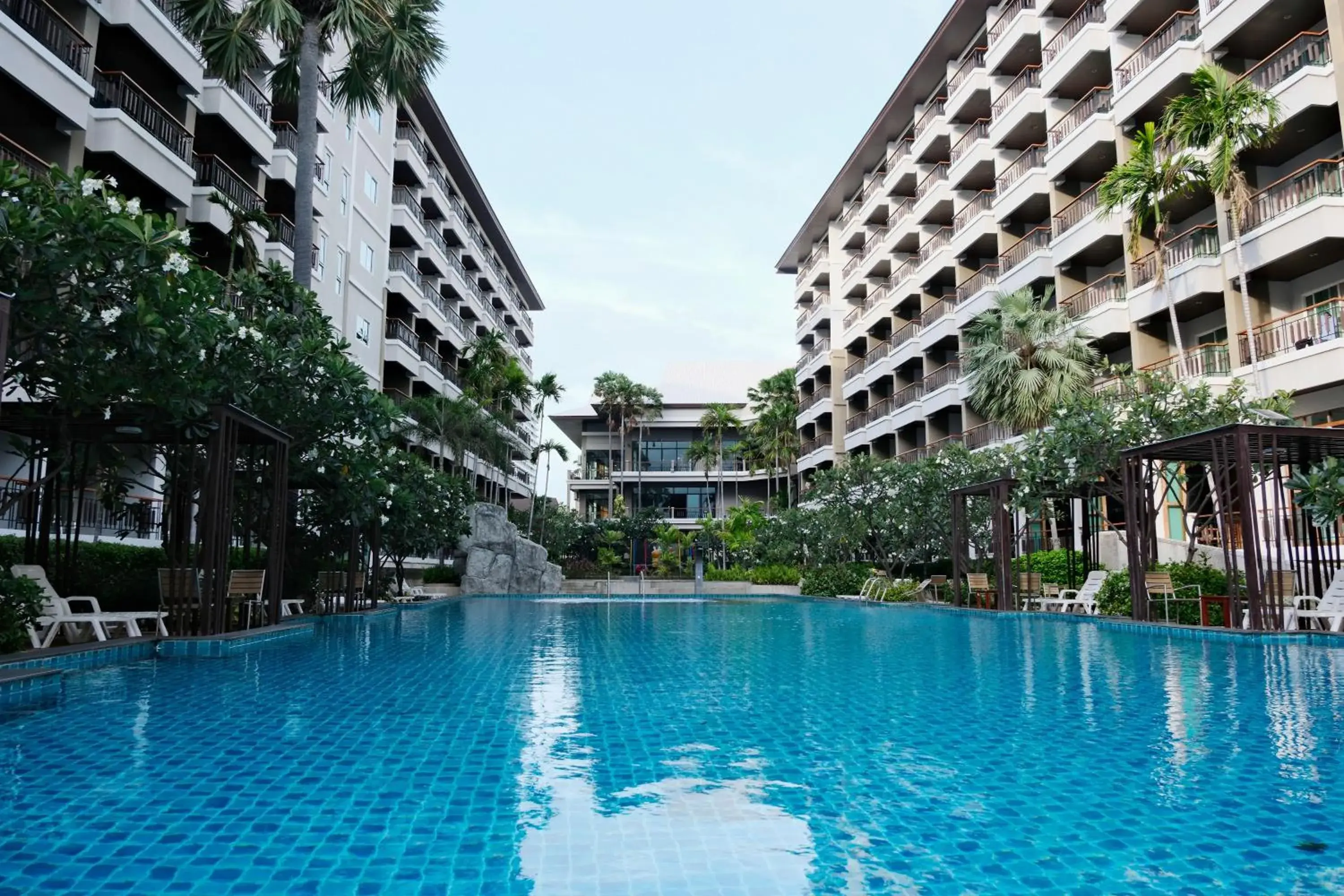 Property building in Welcome World Beachfront Resort Property building in Welcome World Beachfront Resort