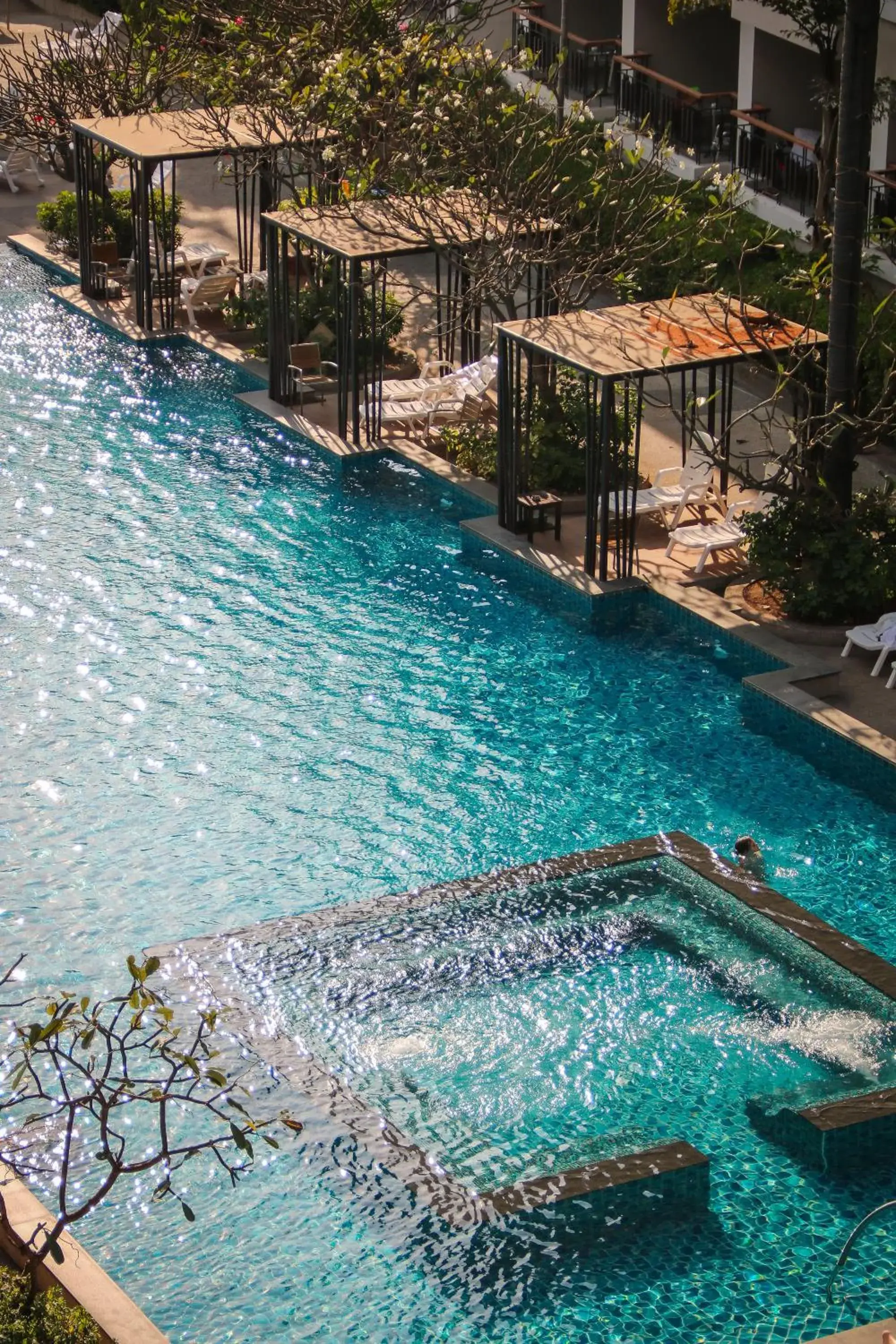 Pool view in Welcome World Beachfront Resort Pool view in Welcome World Beachfront Resort