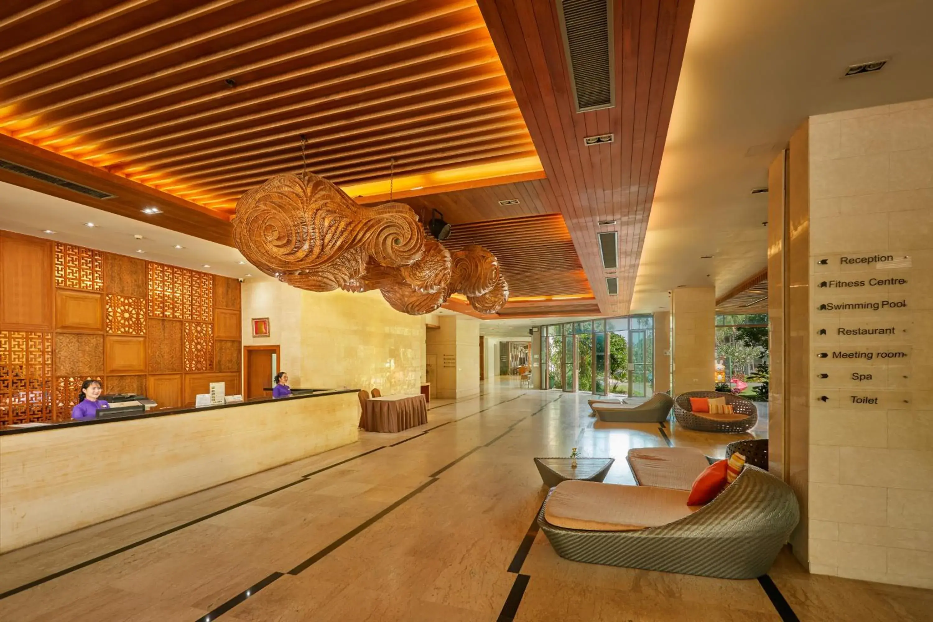 Lobby or reception in Welcome World Beachfront Resort Lobby or reception in Welcome World Beachfront Resort